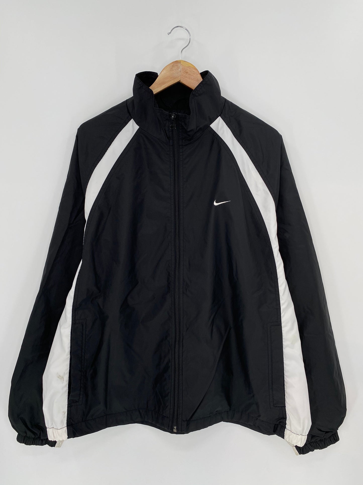 90’s NIKE MINI SWOOSH Size XL Vintage Nylon Jacket / K9165