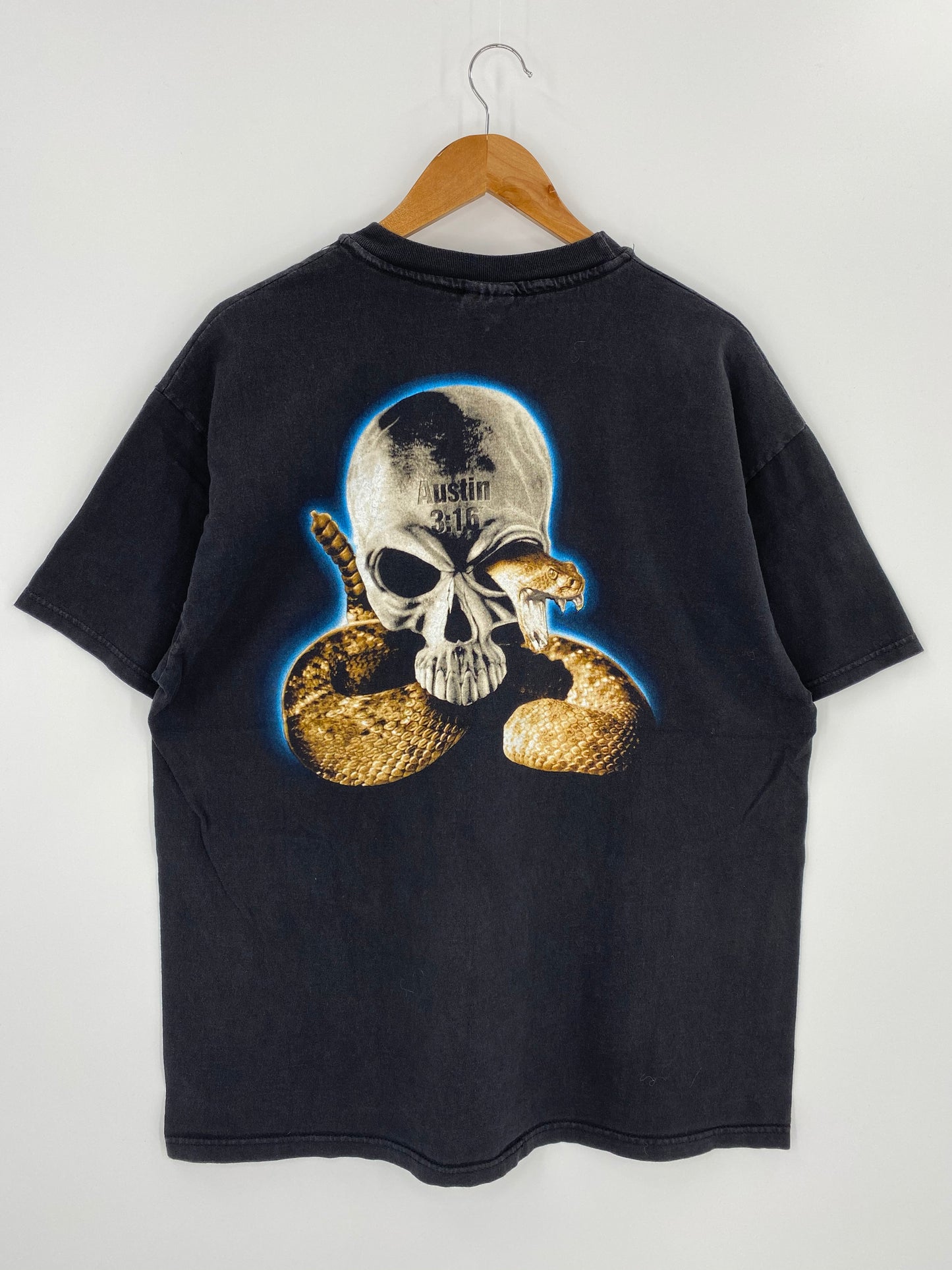 90’s STONE COLD Size XL Vintage WWE T-shirt / 8327