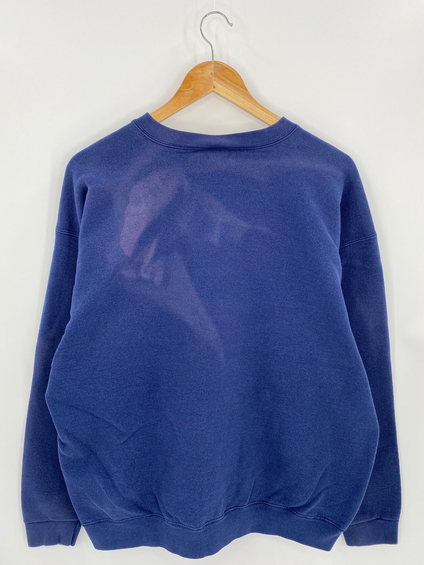 90’s NIKE Mini Swoosh Faded Made in USA Size L Vintage Sweat-shirt / 6865
