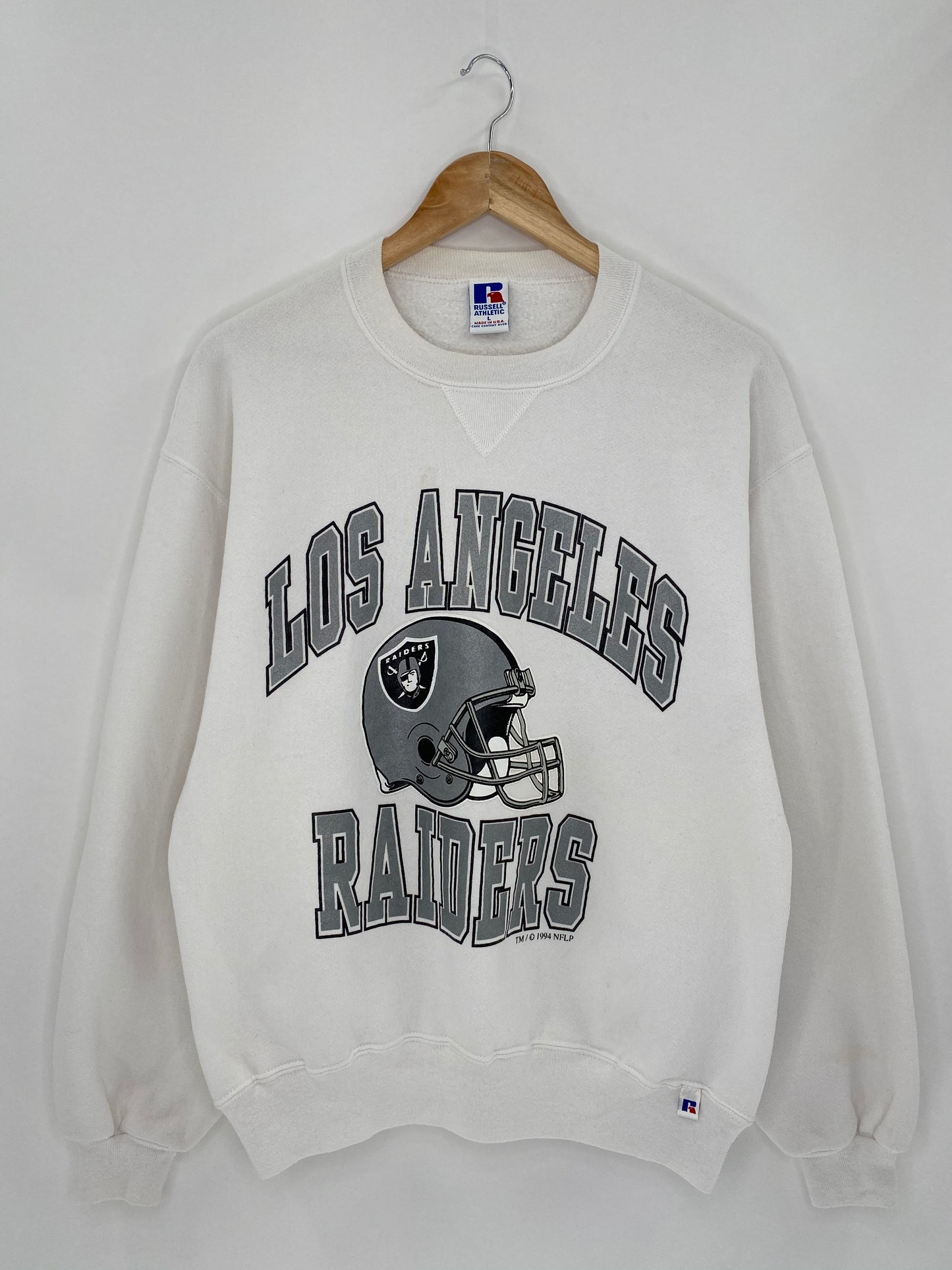 1994 LOS ANGELS RAIDERS Made in USA Size L Vintage NFL Sweat-Shirt / 5763