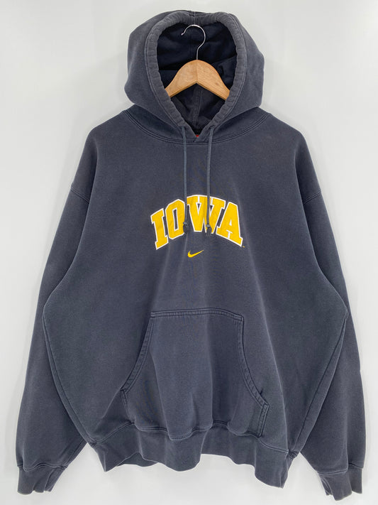 00’ NIKE IOWA Size XL Vintage Hoodie Sweat shirt / 9621
