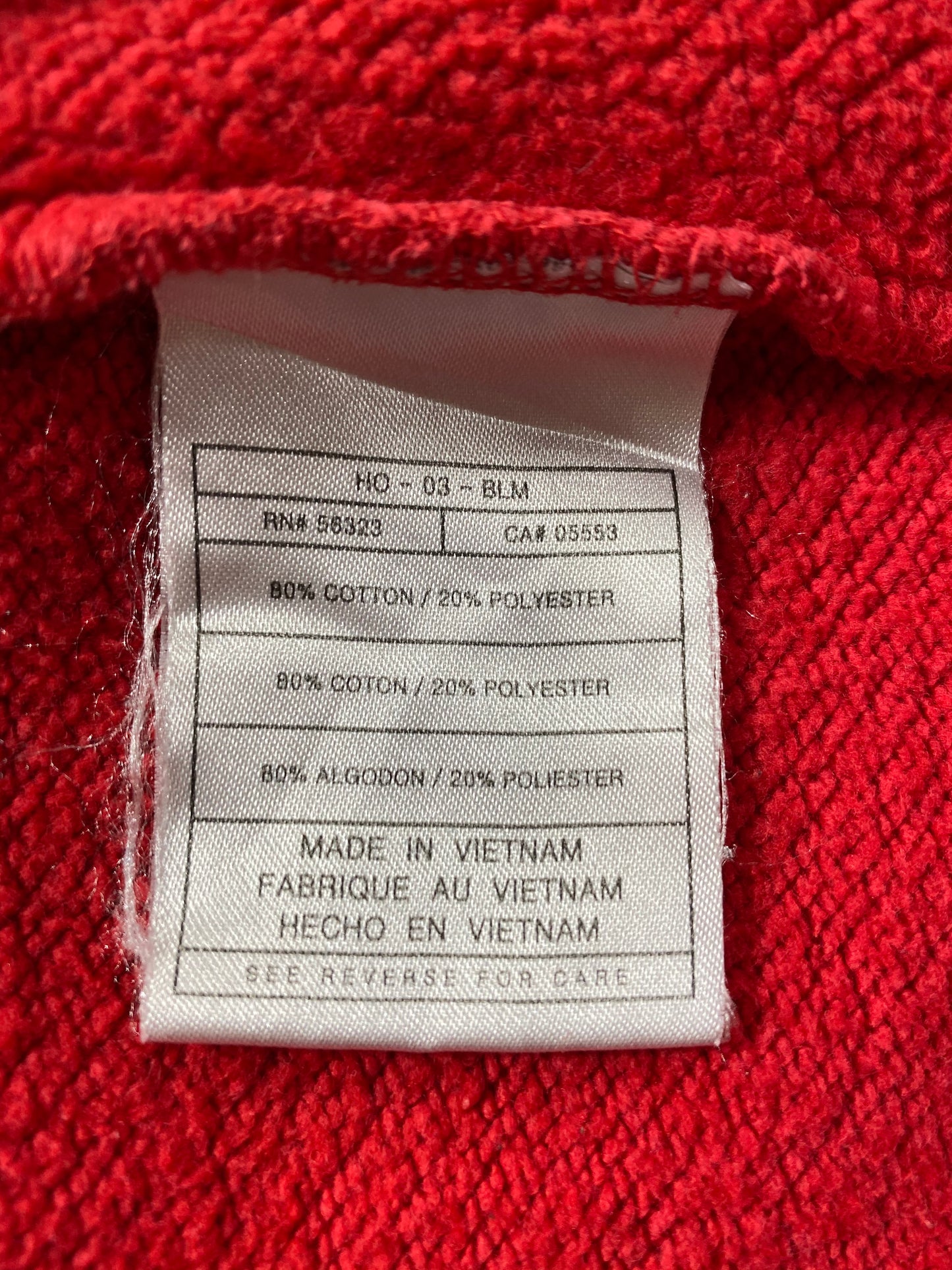 00’ NIKE Detroit Red Wings Size XL Vintage NFL Hoodie Sweat-shirt / 6787