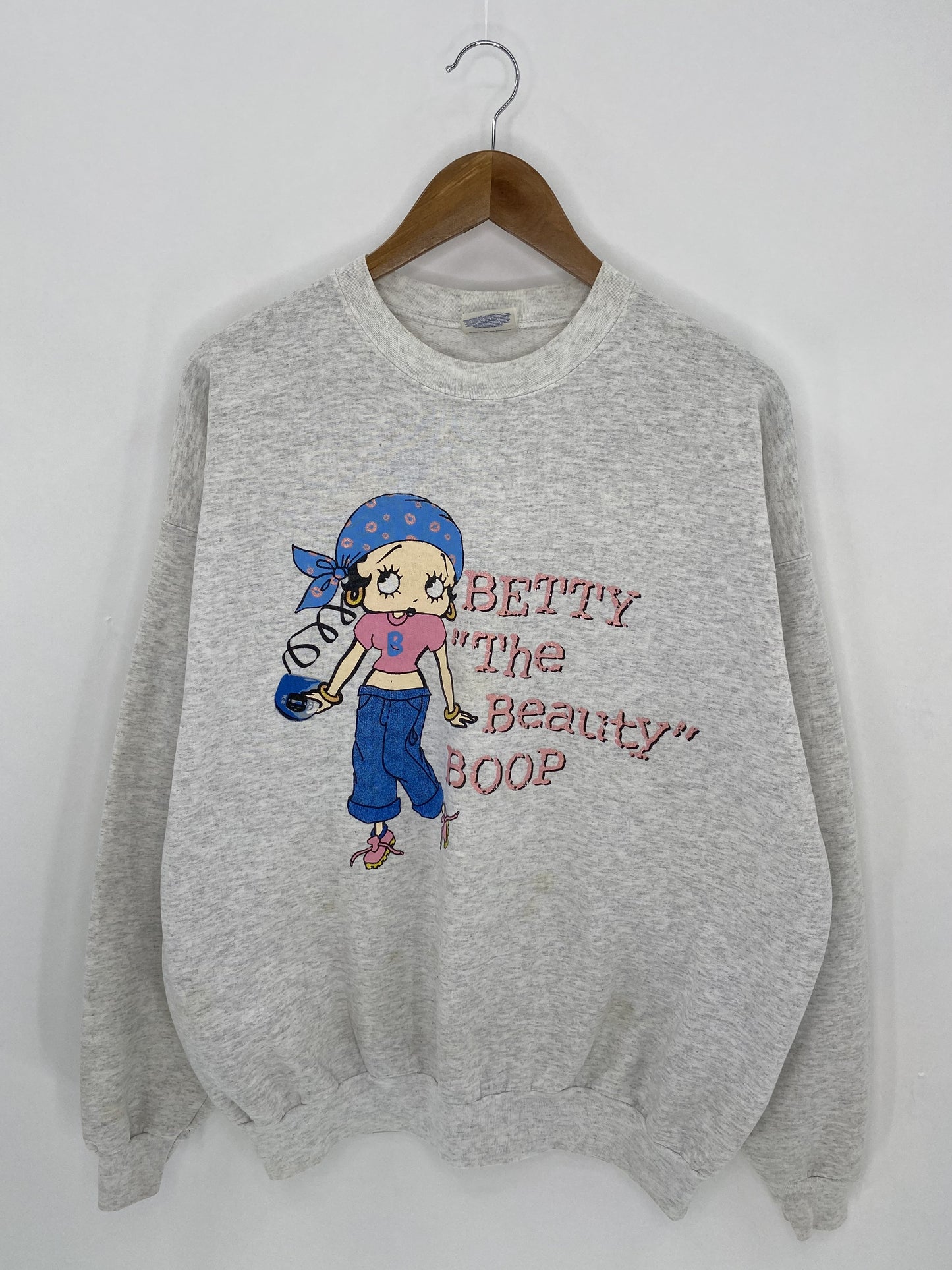 00' BETTY BOOP Size XL Vintage Sweat-shirt / K5788