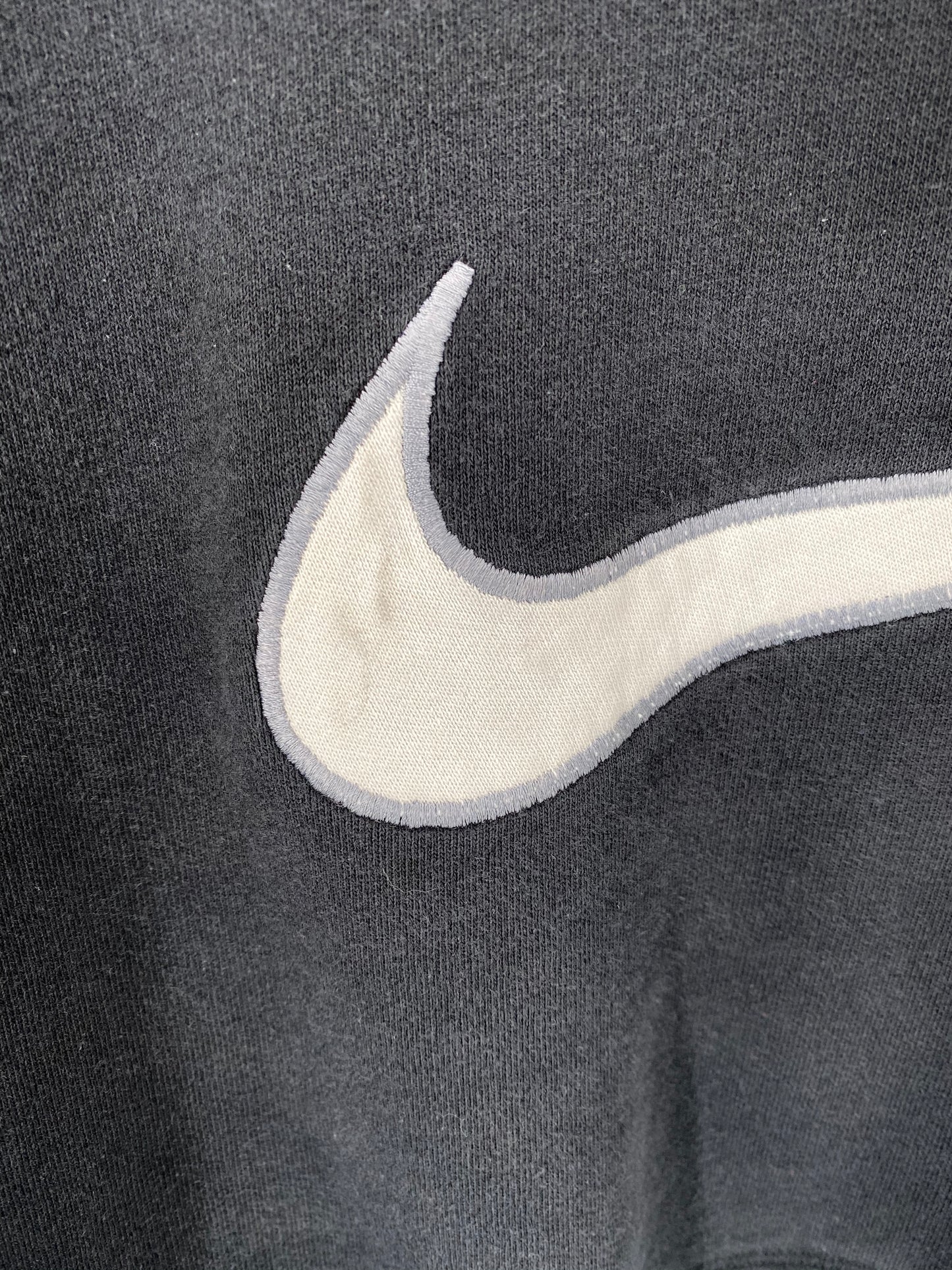 90’s NIKE Center Logo Size Approx. XXL Vintage Hoodie Sweat-shirt / 7632