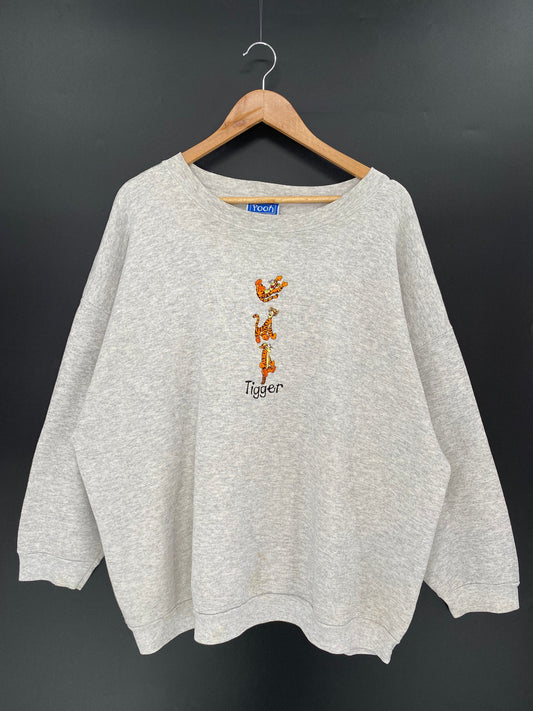 00’ DISNEY TIGGER Size XL Vintage Sweat-shirt / A9826