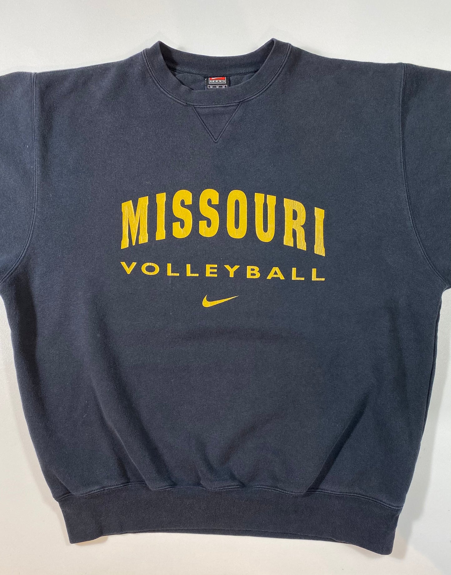 90’s NIKE MISSOURI VOLLEYBALL Size M Vintage Sweat-shirt / 6517
