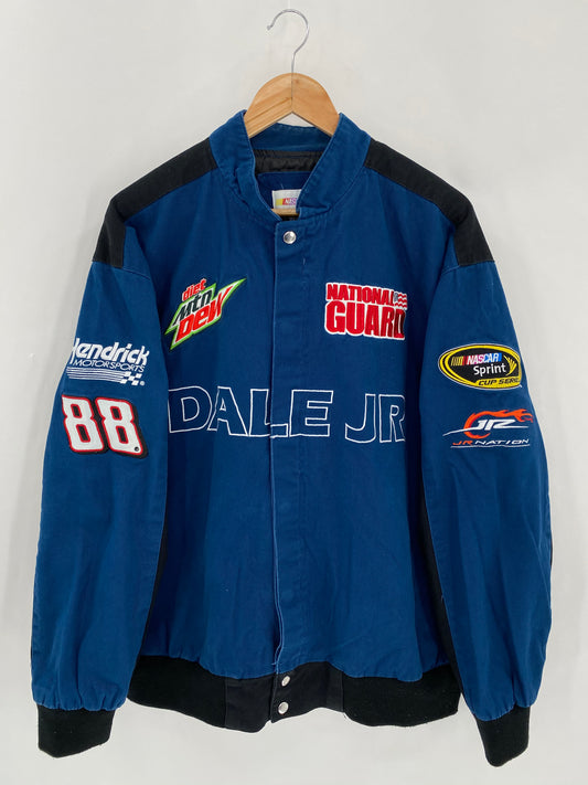 Vintage NASCAR DALE JR Size XL  Racing Jacket  / 6411