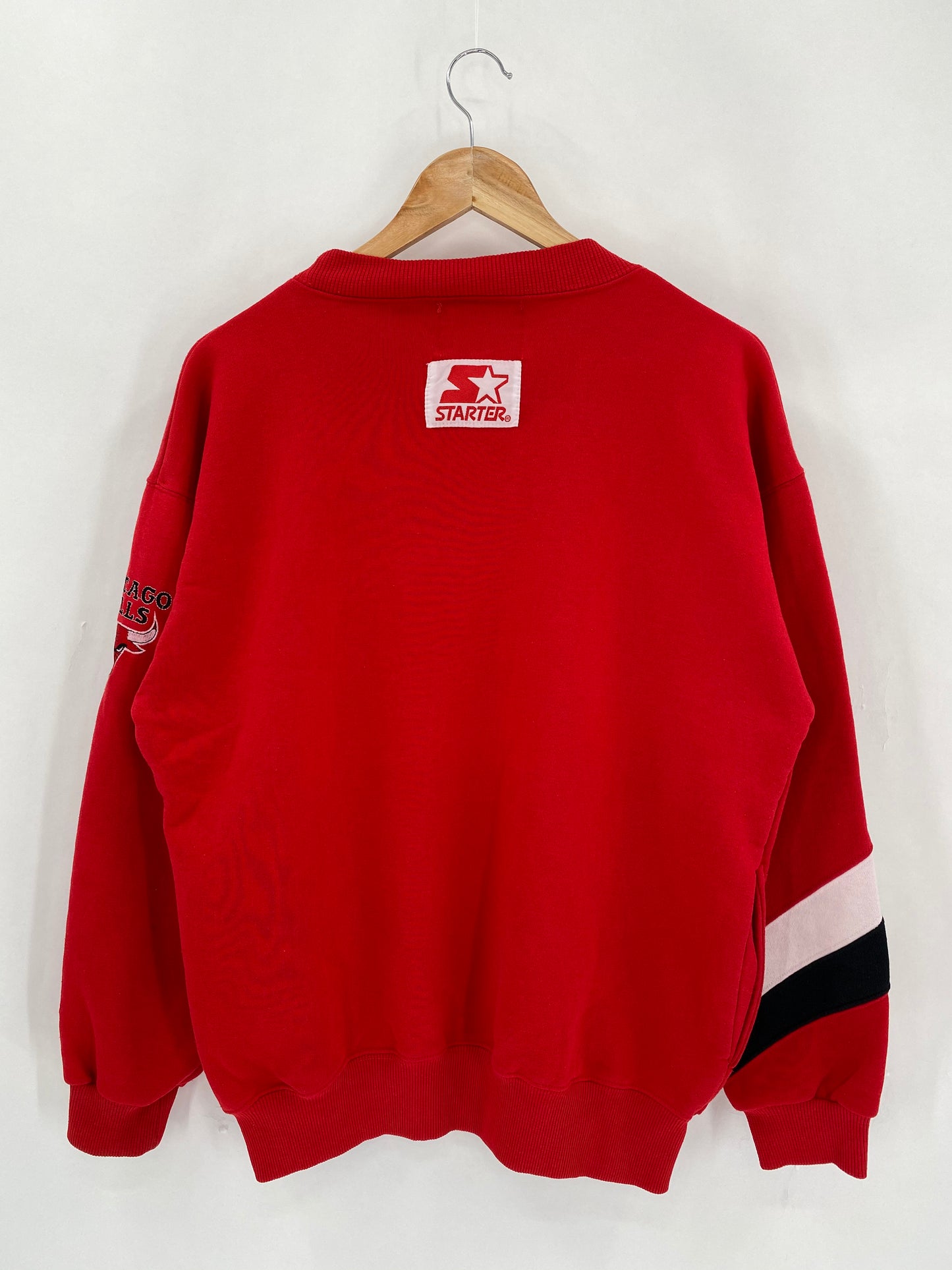 90’s STARTER CHICAGO BULLS Size M Vintage NBA Sweat-shirt / 6377