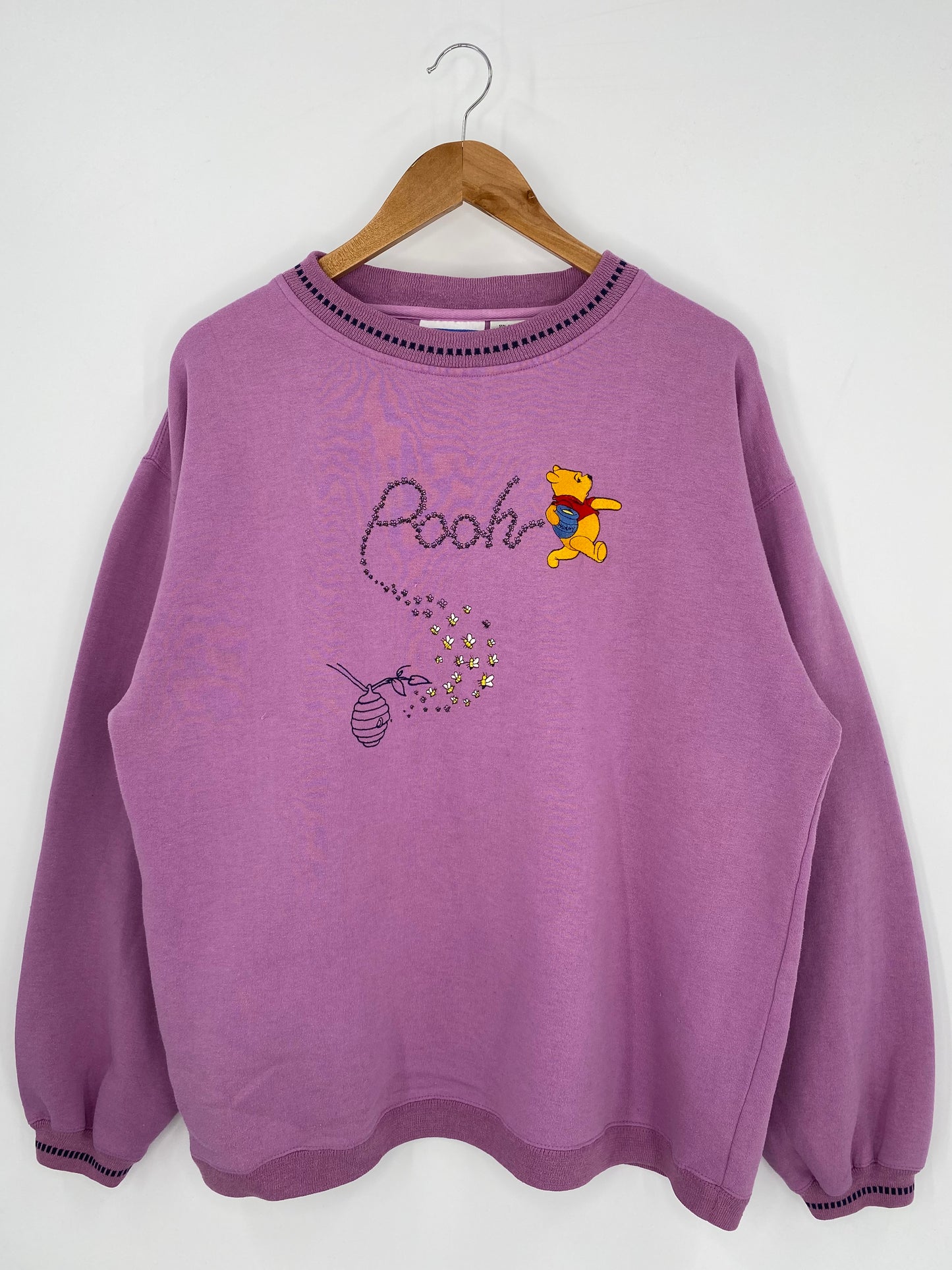 00’ DISNEY POOH Size XL Vintage Sweat-shirt / 9910