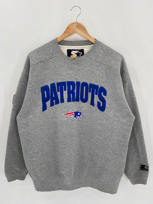 90’s STARTER PATRIOTS Size L Vintage NFL Sweat-Shirt  / 6443
