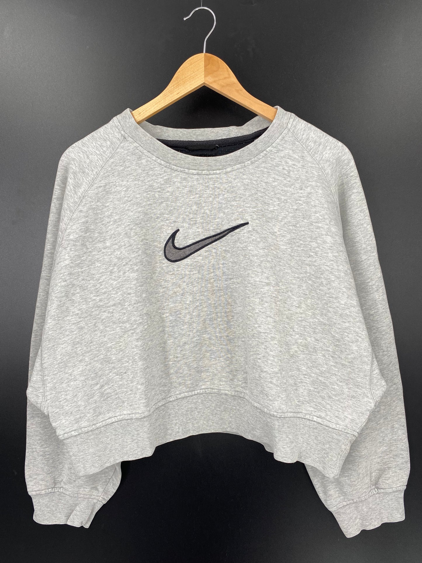90’s NIKE Size Ladies L Vintage Short length Sweat-Shirts / K2847