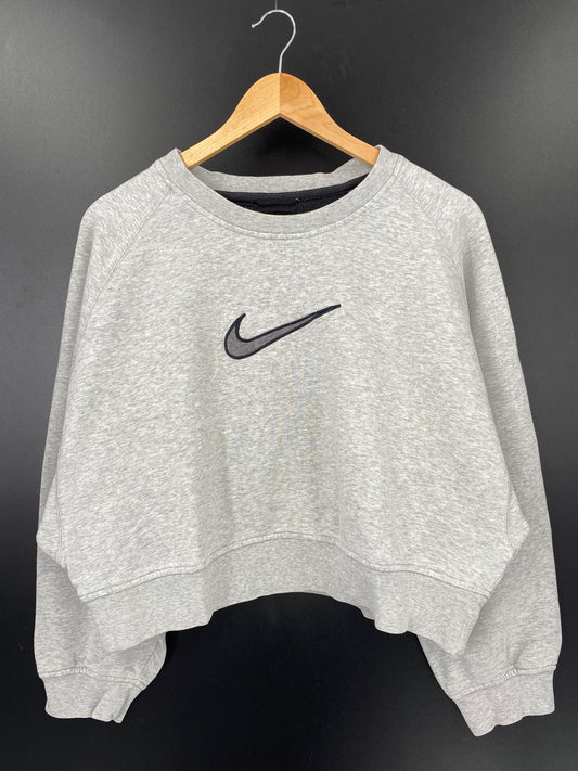 90’s NIKE Size Ladies L Vintage Short length Sweat-Shirts / K2847