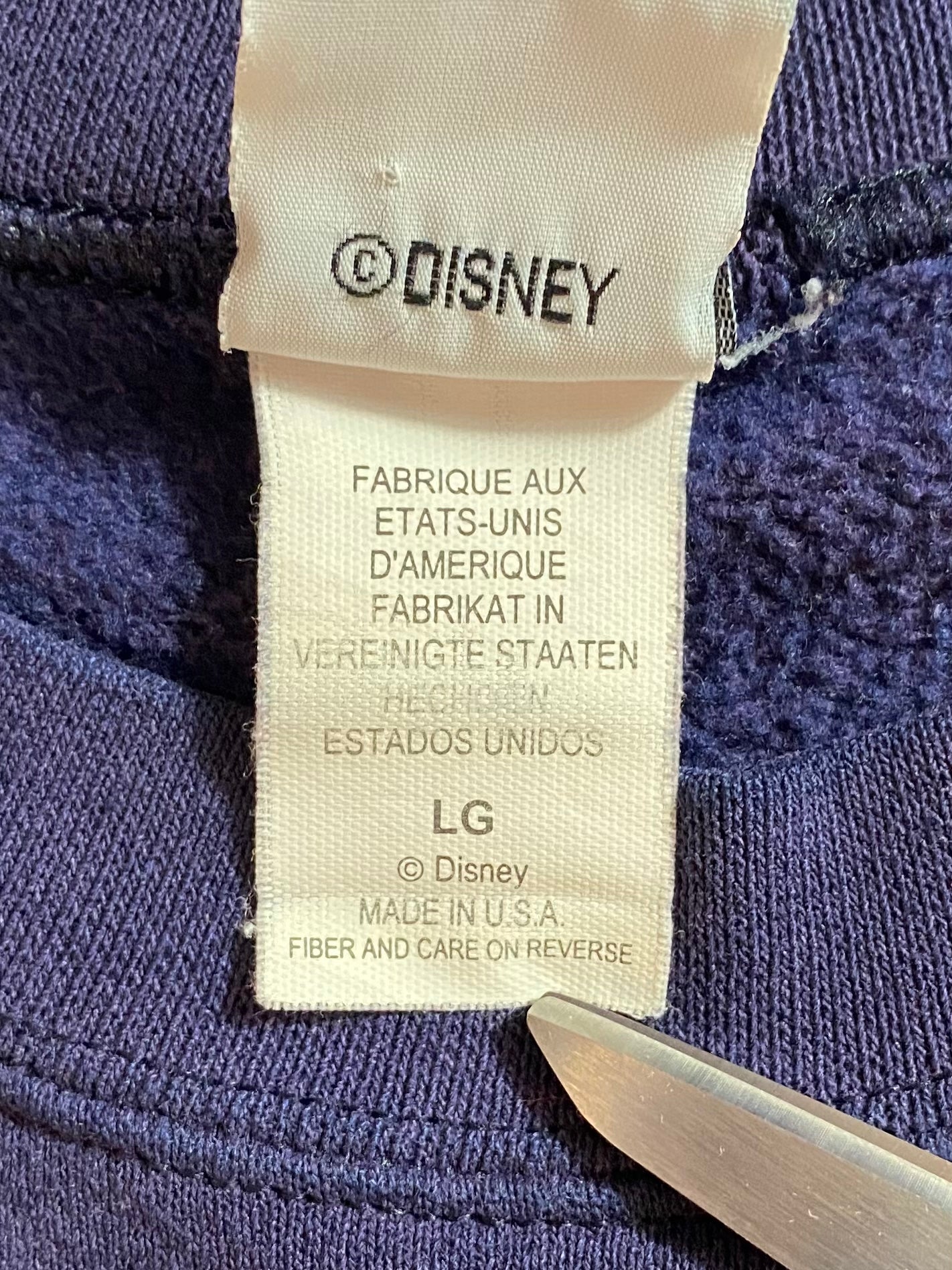 00’ DISNEY TIGGER Made in USA Size L Vintage Sweat-shirt / 9417