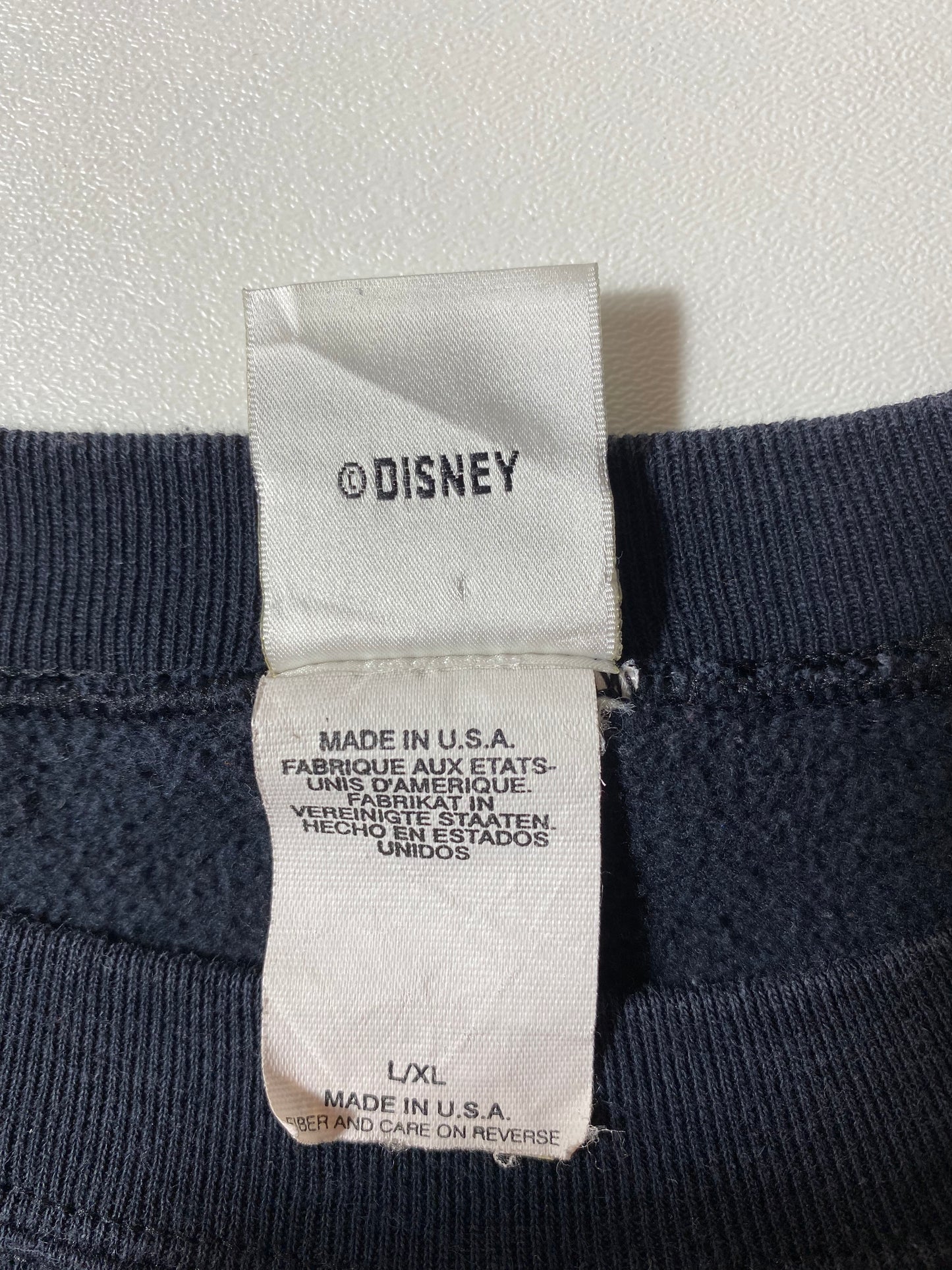 00’ DISNEY WINNIE THE POOH PIGLET Halloween Made in USA Size L-XL Vintage Sweat-shirt / K2355