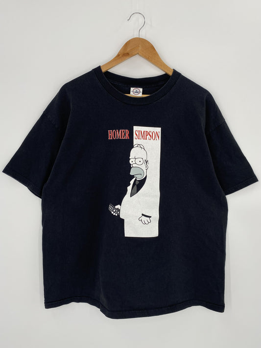 .00' THE SIMPSON Size XL Vintage T -shirt / K6517