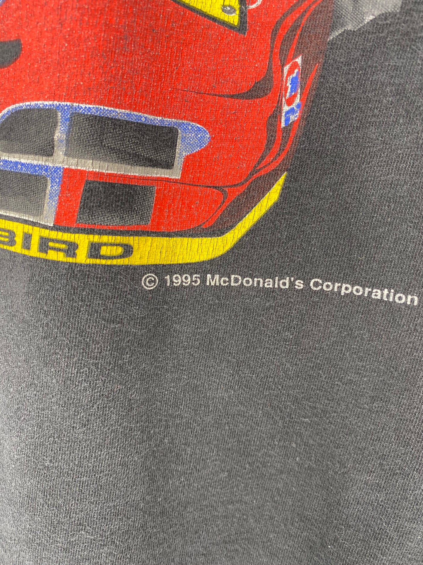 1995 BILL ELLIOTT MCDONALD’S Size XL Vintage Racing T-shirt / 8310