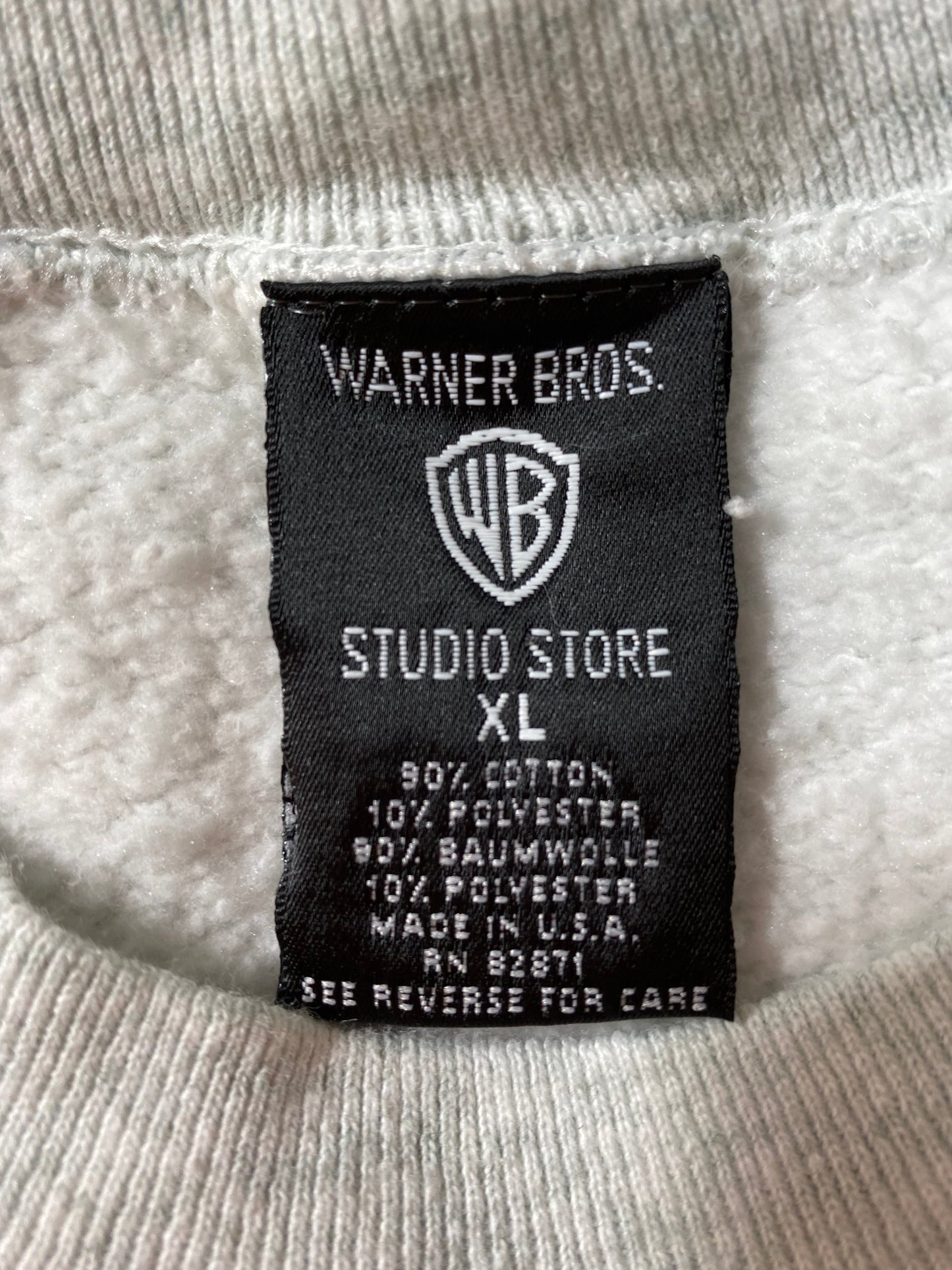 1995 LOONEY TUNES Made in USA Size XL Vintage Sweat-shirt / A3919