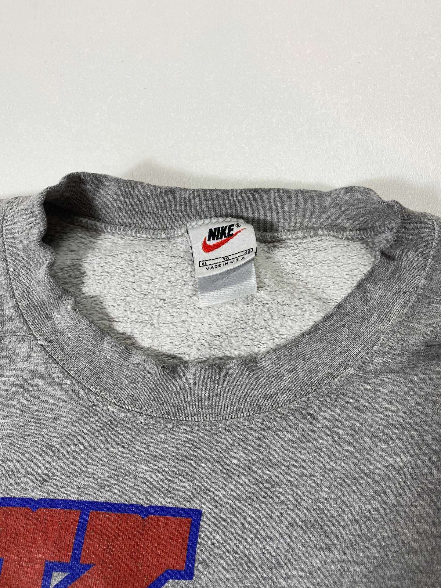 90’s NIKE University of Kansas Made in USA Size XL Vintage Sweat-shirt / 7134