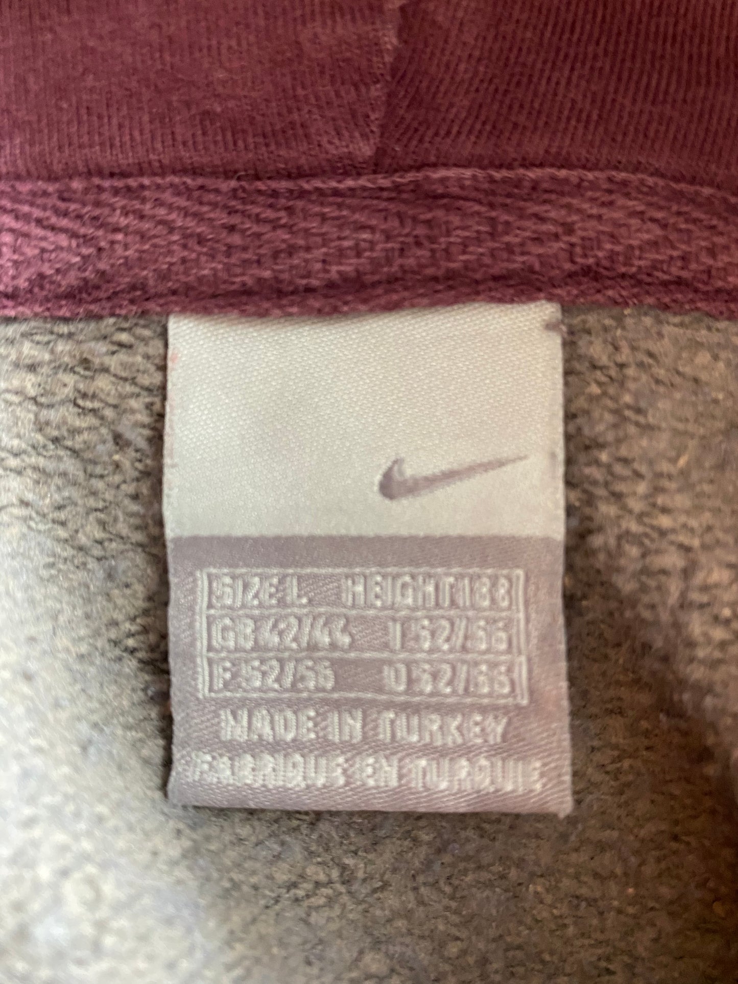 00’ NIKE Mini Swoosh Size L Vintage Hoodie Sweat-shirt / 7966