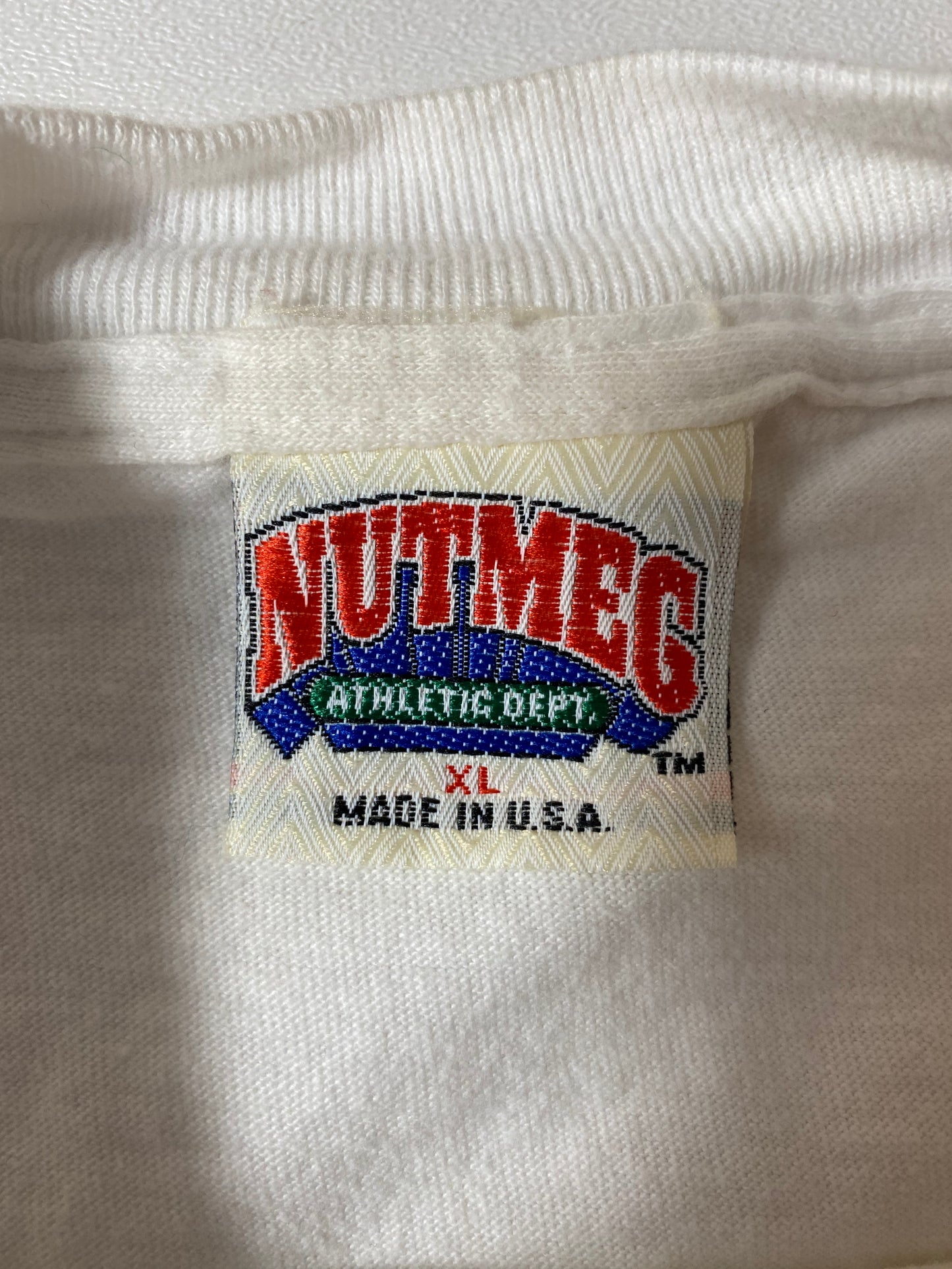 1989 CHICAGO BULLS Made in USA Size XL Vintage NBA T-shirt / 9383
