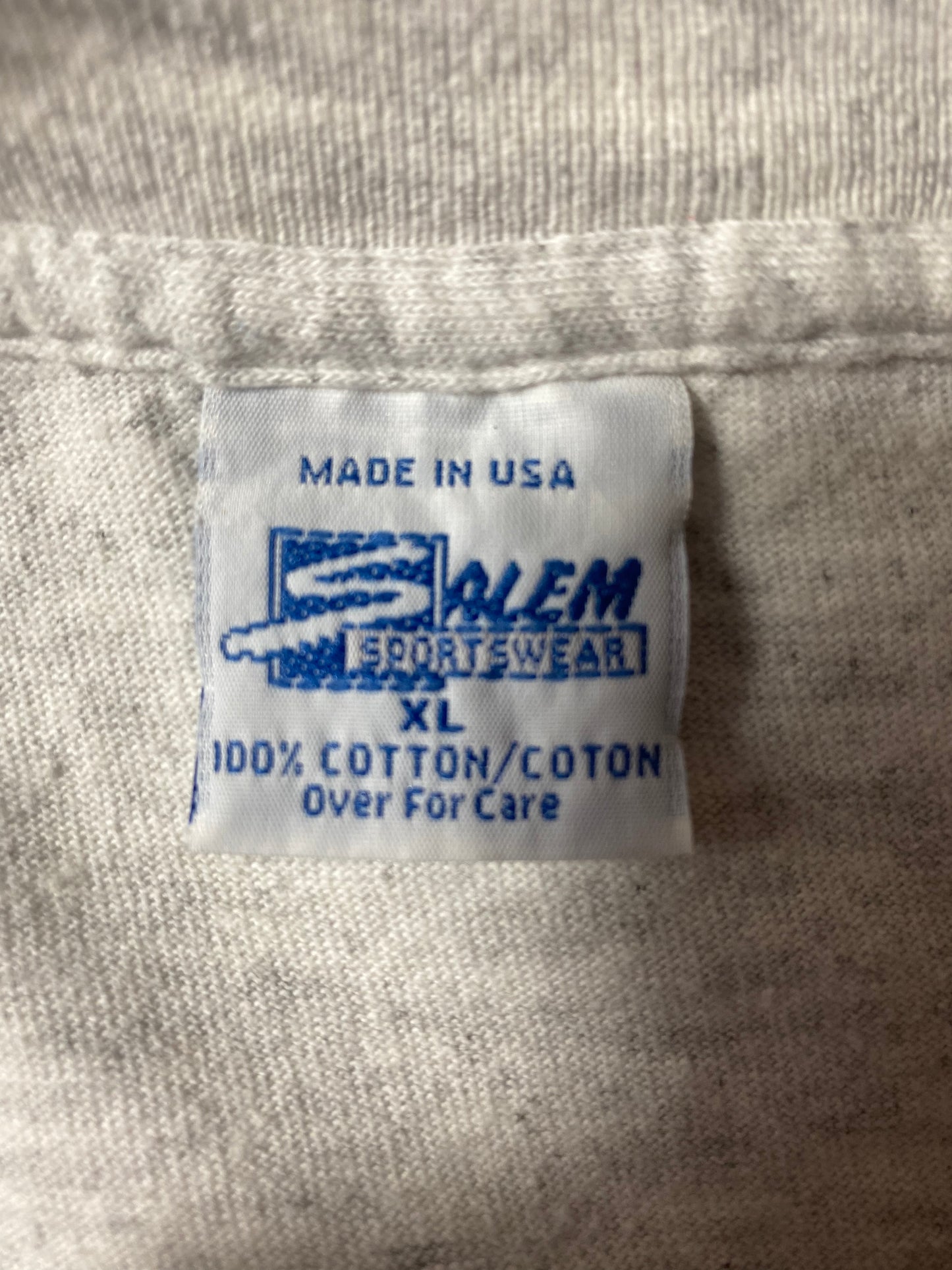 1993 CHICAGO BULLS Made in USA Size XL Vintage NBA T-Shirt / K3432