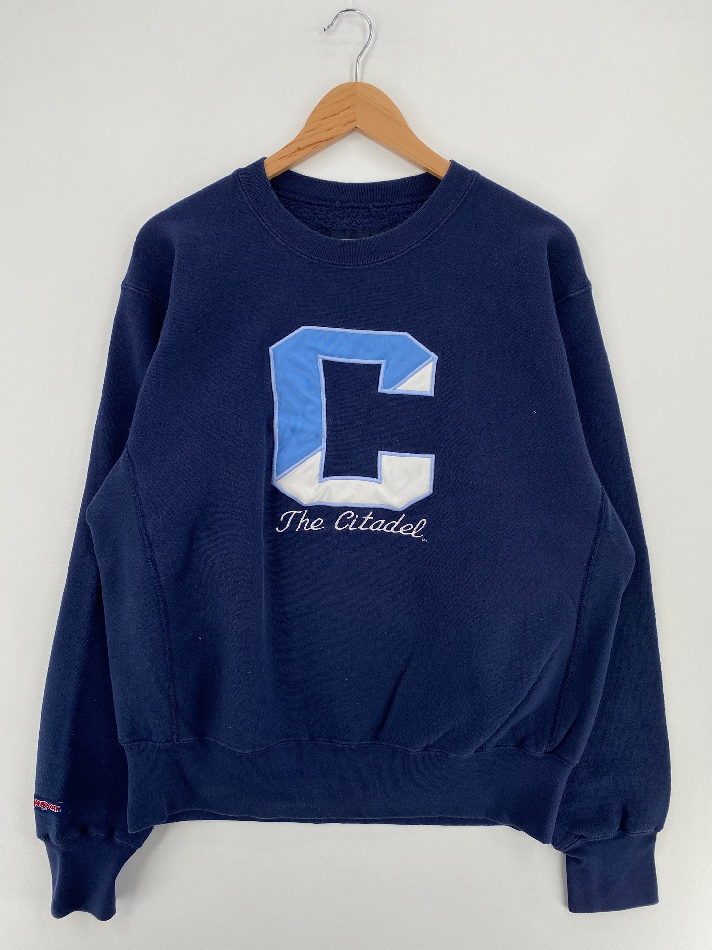 90’s THE CITADEL Size L College Sweat-shirt / E565