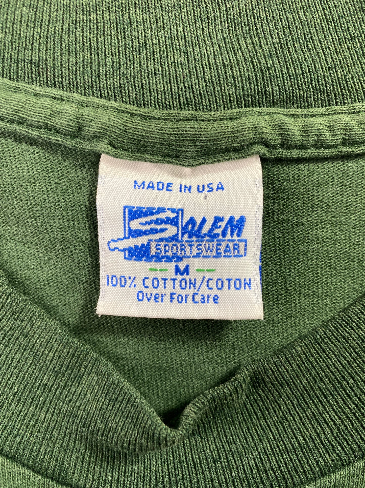 1994 SALEM x OAKLAND ATHLETICS Made in USA Size M Vintage MLB T- Shirt / A2825