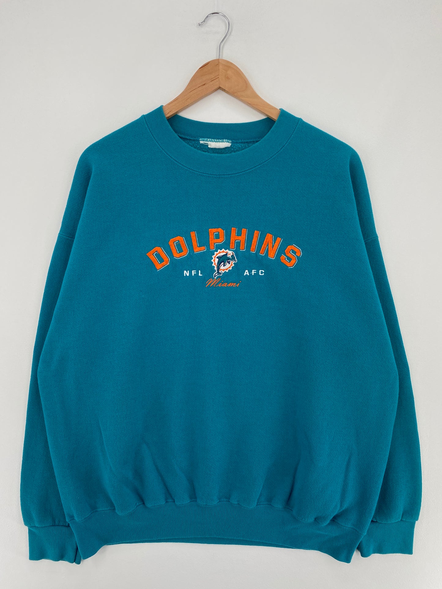 00’ DOLPHINS Size No Tag (Approx.XL) Vintage NFL Sweat-Shirt / E579