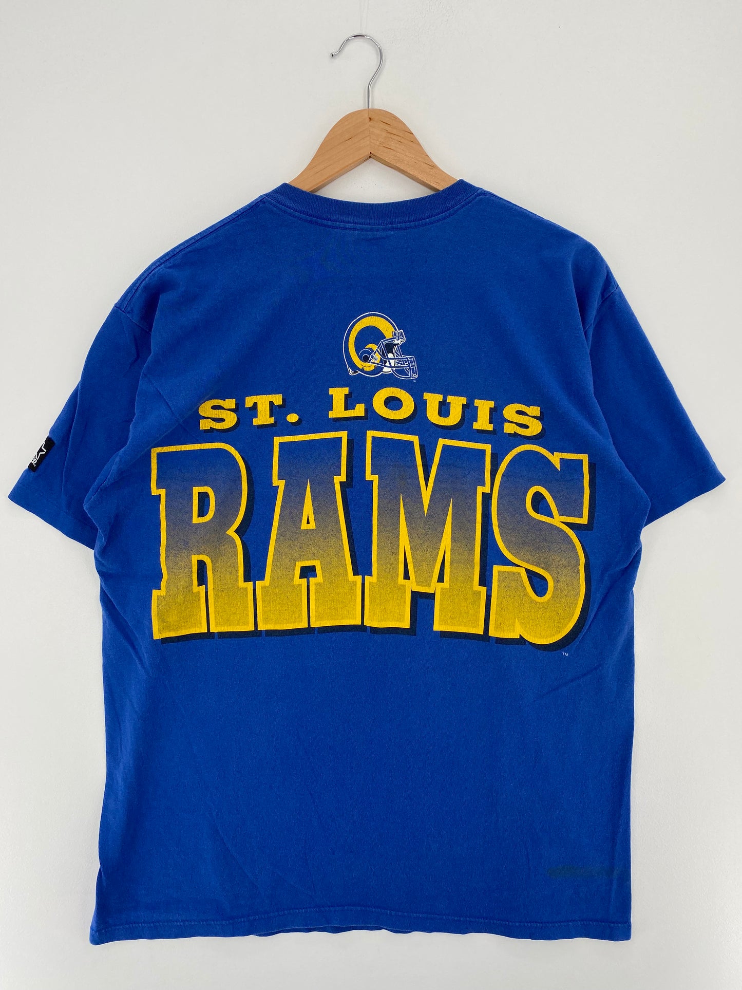 1995 STARTER x ST. LOUIS RAMS Made in USA Size L Vintage NFL T-Shirts / A2831