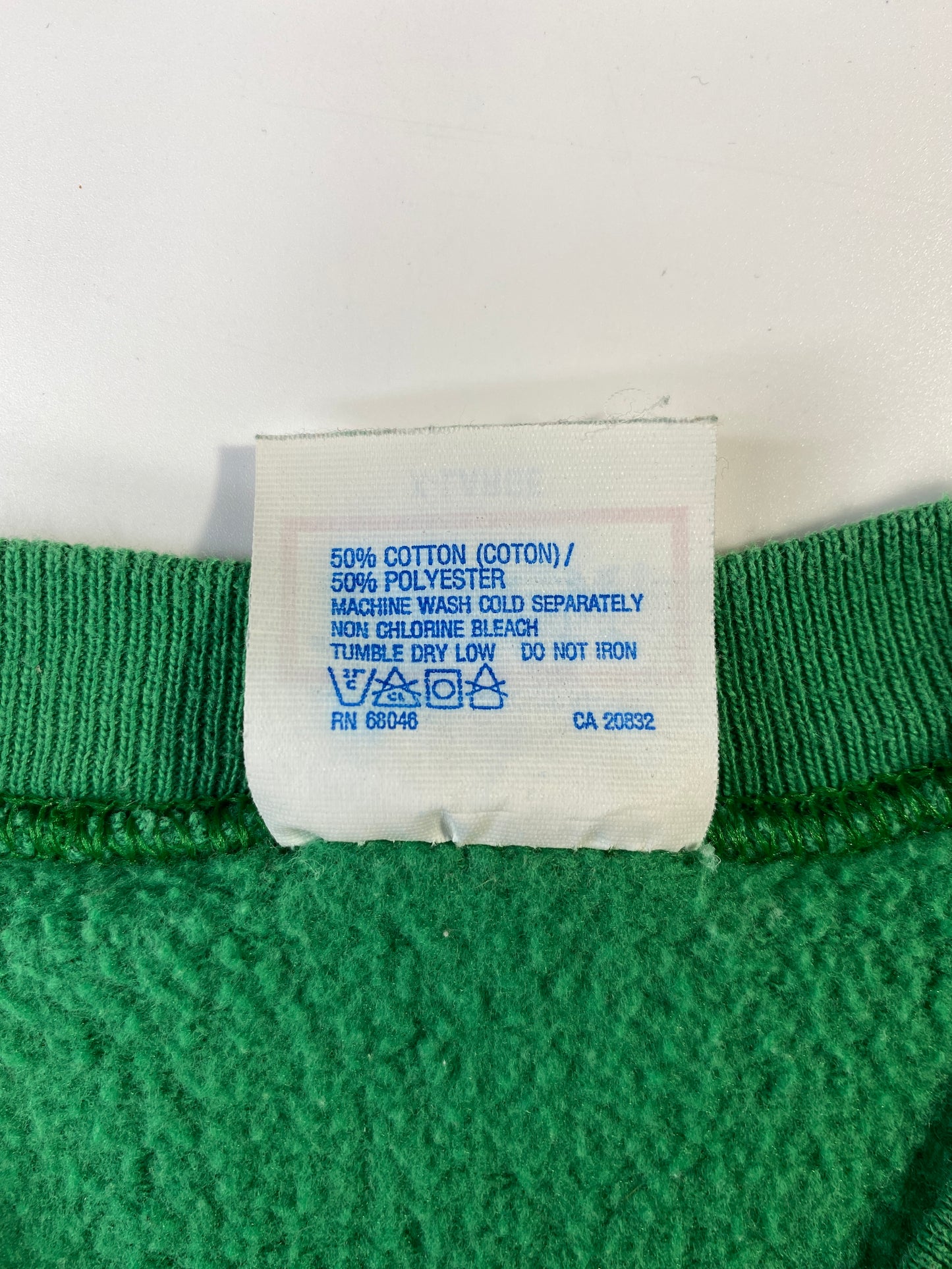 1992 NEW YORK JETS Made in USA Size XL Vintage NFL Sweat-Shirt / E582