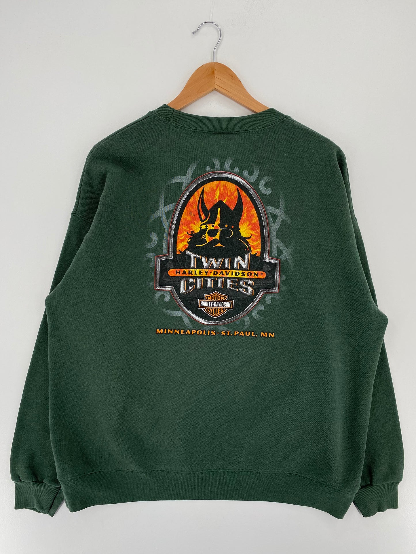 Vintage HARLEY DAVIDSON Size No Tag (Approx.XL) Sweat-shirt / A2836