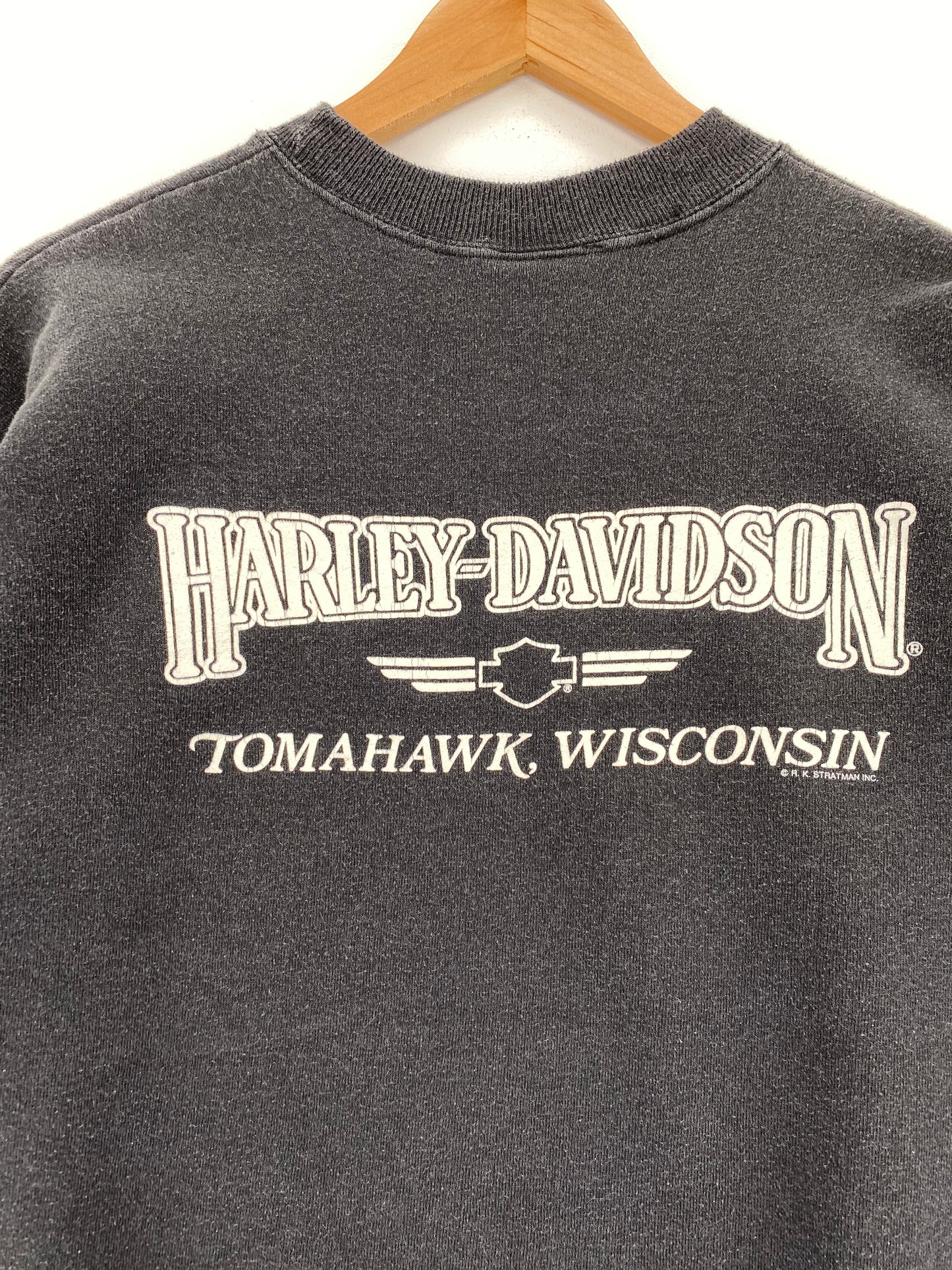 1995 HARLEY DAVIDSON Size L Vintage Sweat-shirt / A2838