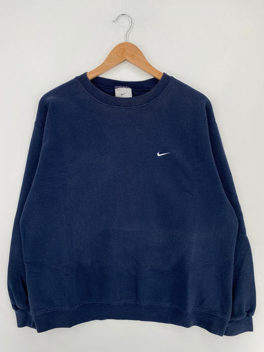 90’s NIKE MINI SWOOSH Size L Vintage Sweat-shirt / E604