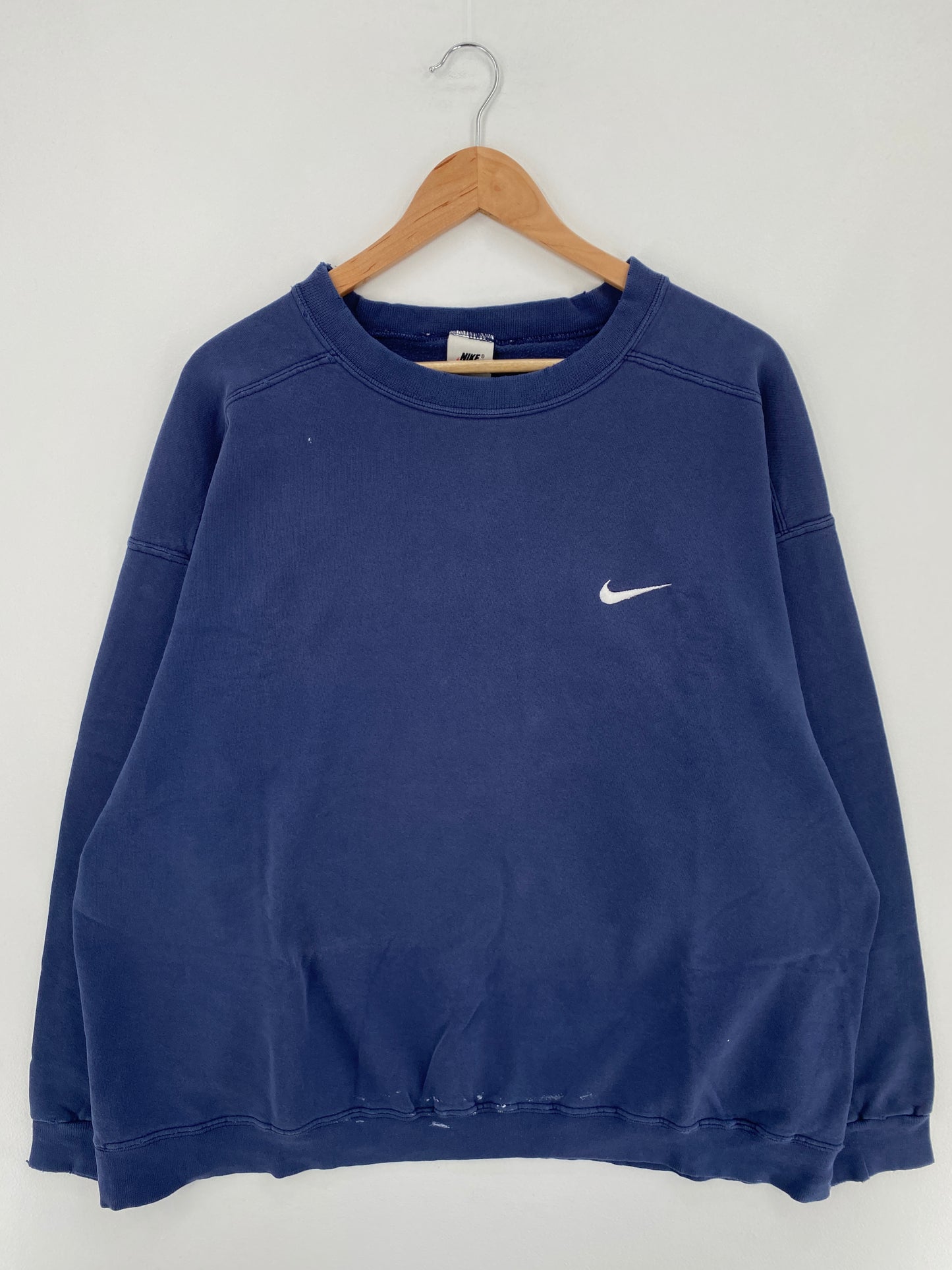 .90’s NIKE MINI SWOOSH Size XL Vintage Sweat-shirt / E602