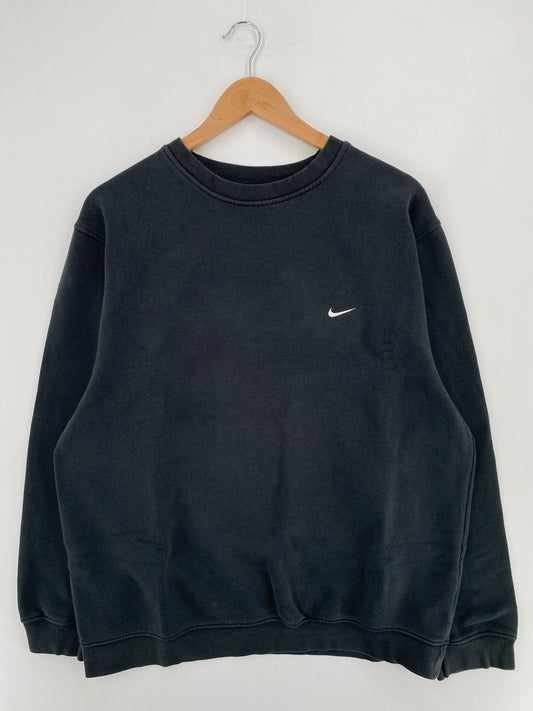 00’ NIKE MINI SWOOSH Size L Vintage Sweat-shirt / E598