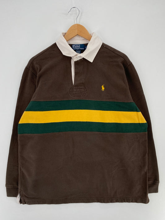 90’s POLO RALPH LAUREN Size L Vintage Rugby Shirt / E2122R