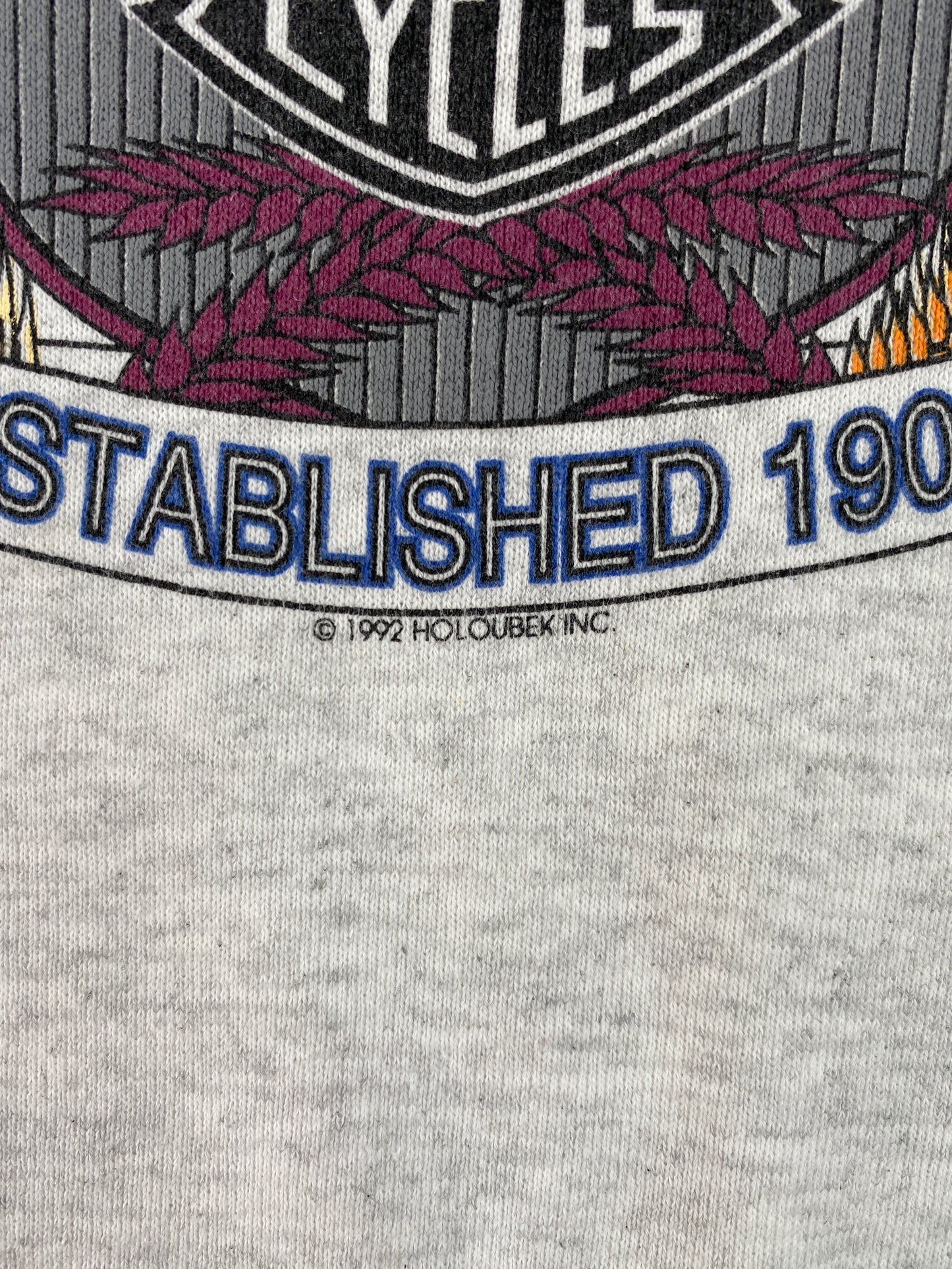 1992 HARLEY DAVIDSON Made in USA Size XXL Vintage Sweat-Shirt  / A6706