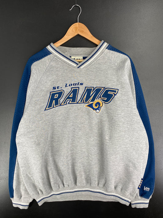 00' ST. LOUIS RAMS Size XXL Vintage NFL Sweat-shirt / E2145S