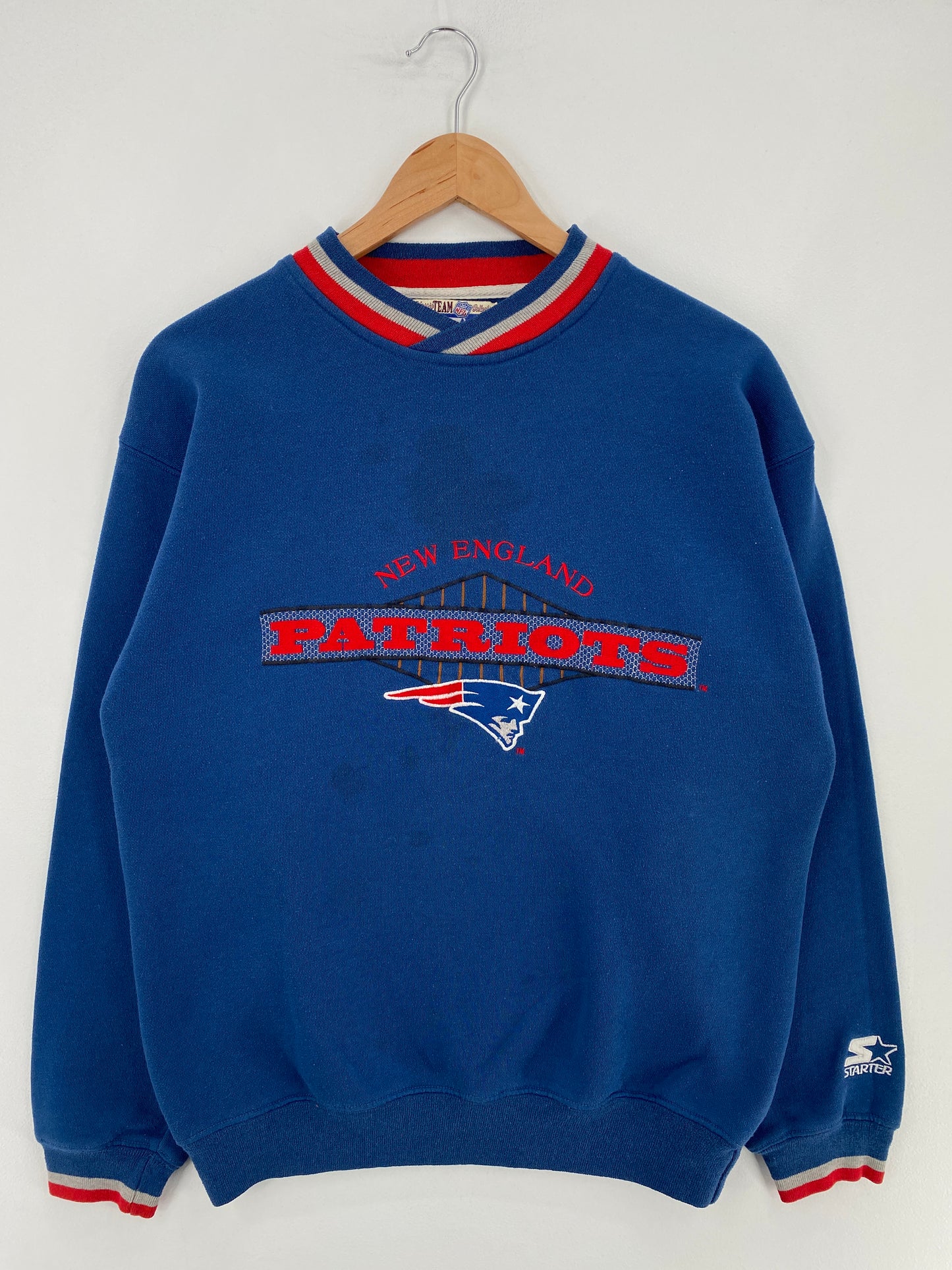 90’s STARTER x PATRIOTS Size M Vintage NFL Sweat-Shirt / E2137S