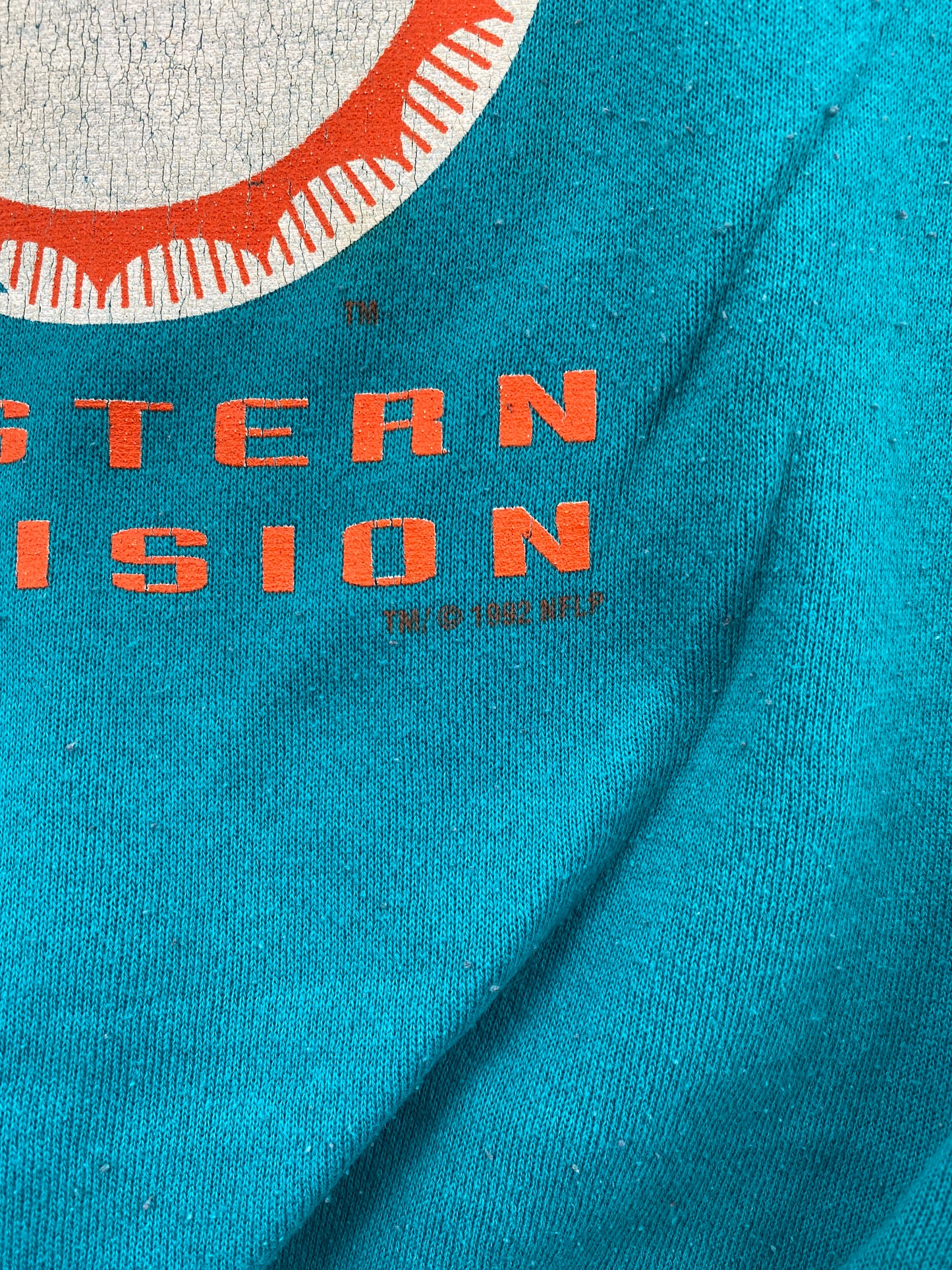 1992 MIAMI DOLPHINS Size No Tag (Approx.XL) Vintage NFL Sweat-shirt / A6736