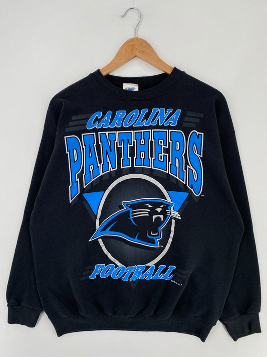 1993 CAROLINA PANTHERS Made in USA Size XL Vintage NFL Sweat-Shirt / E2142S