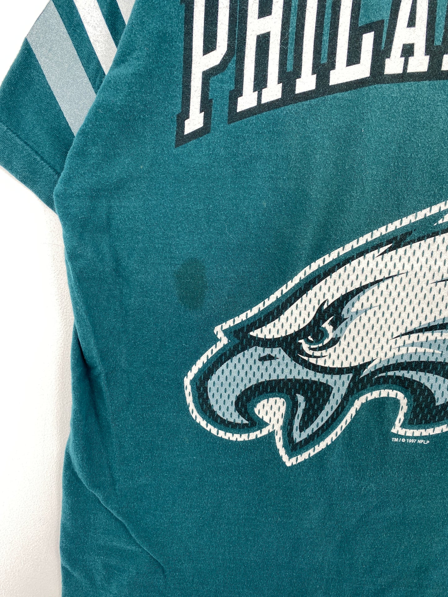 90's PHILADELPHIA EAGLES Made in USA Size XL Vintage NFL T-shirt / E2237T