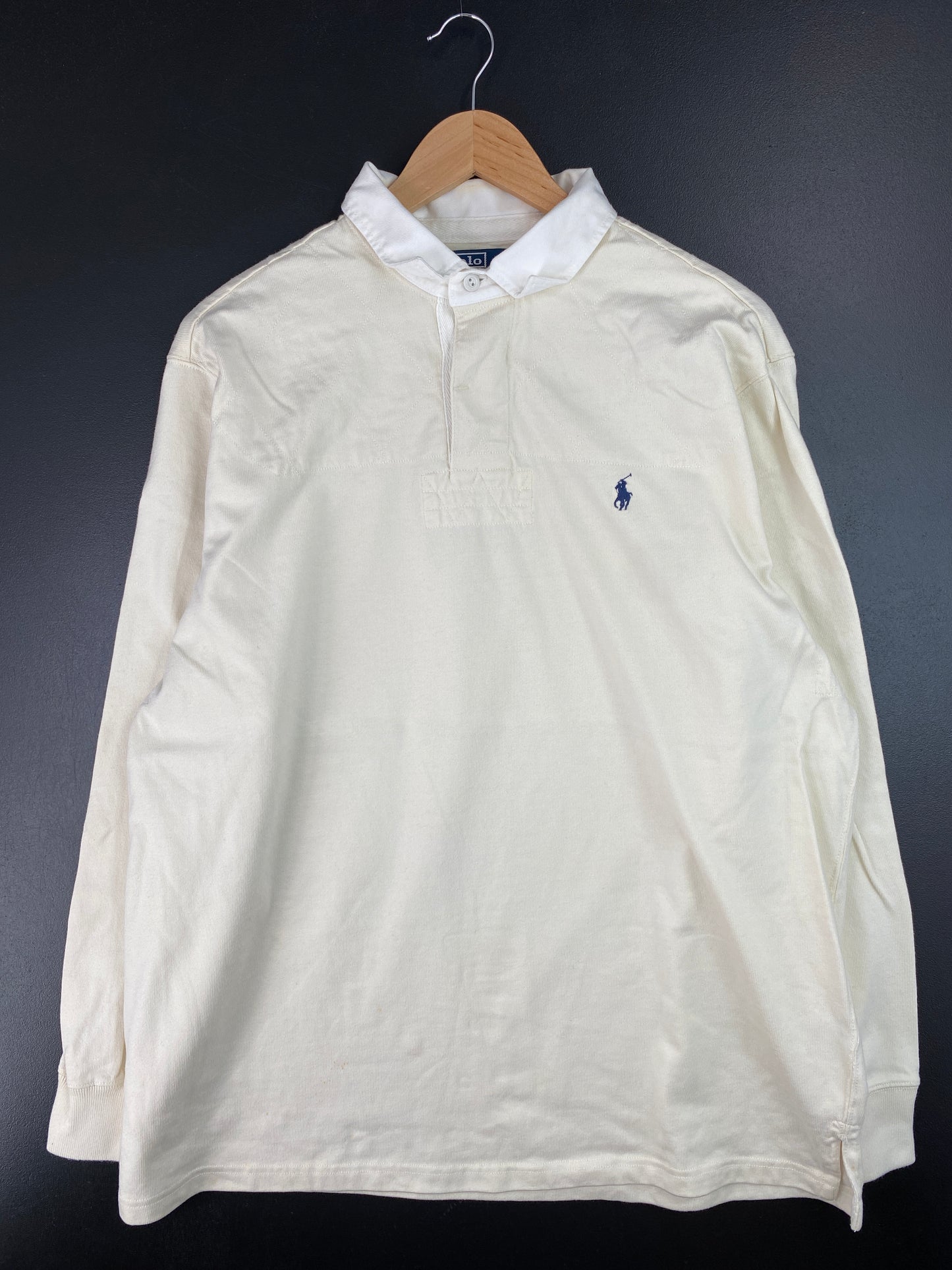 90’s POLO RALPH LAUREN Size L Vintage Rugby-Shirt / A6751