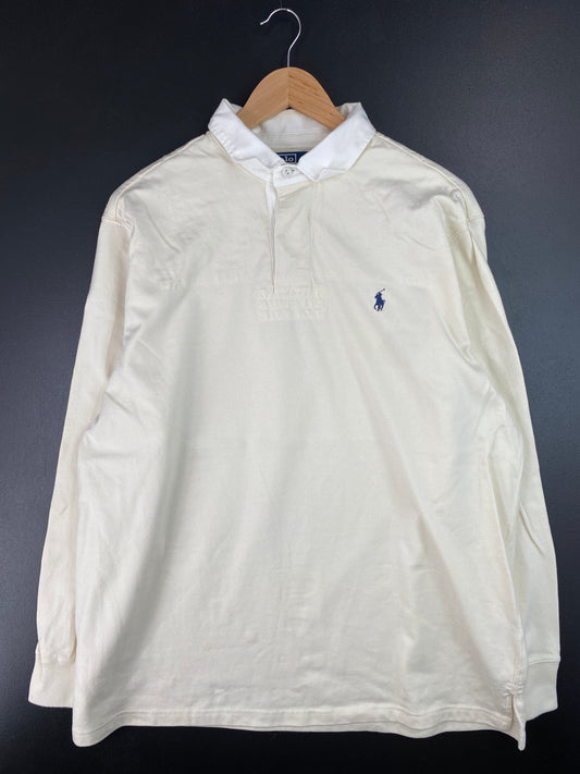 90’s POLO RALPH LAUREN Size L Vintage Rugby-Shirt / A6751