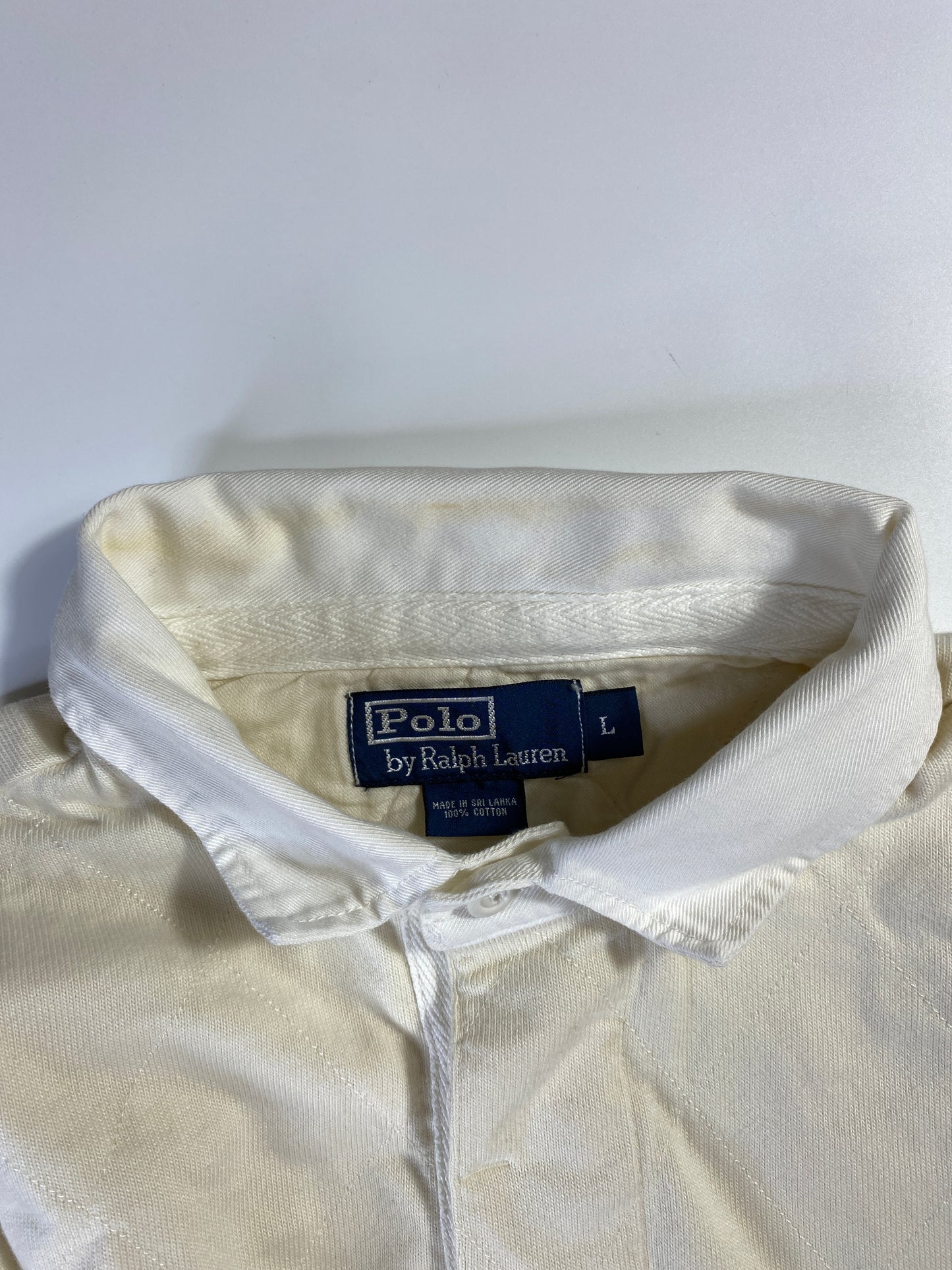 90’s POLO RALPH LAUREN Size L Vintage Rugby-Shirt / A6751