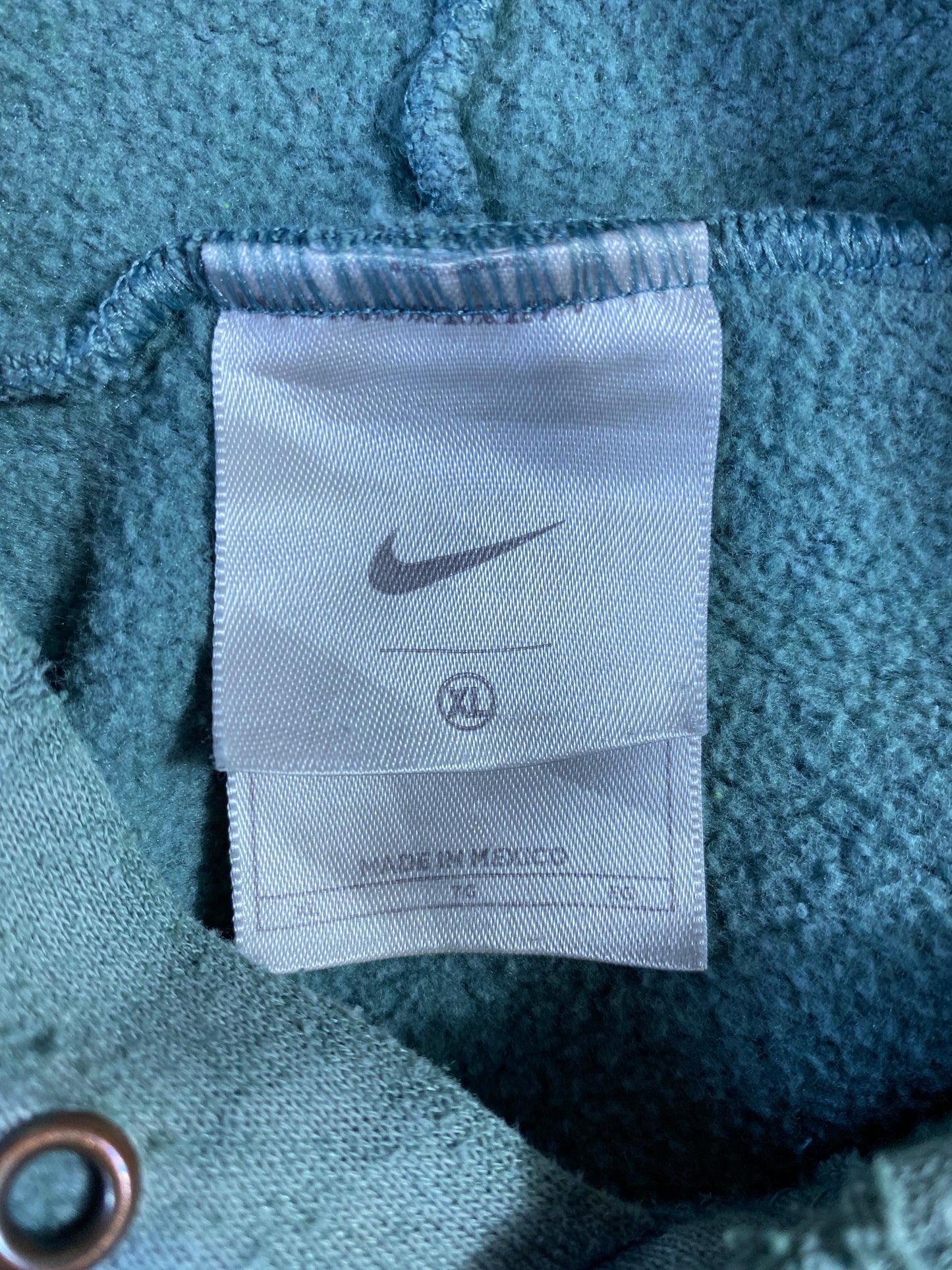 90's NIKE CENTER SWOOSH Size XL Vintage Hoodie Sweat-Shirt / A6779