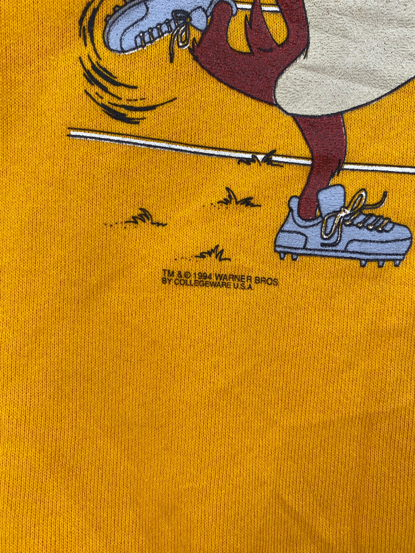 1994 DEADSTOCK LOONEY TUNES x MICHIGAN Made in USA Size Ladies XL Vintage College Sweat-Shirt / A6950