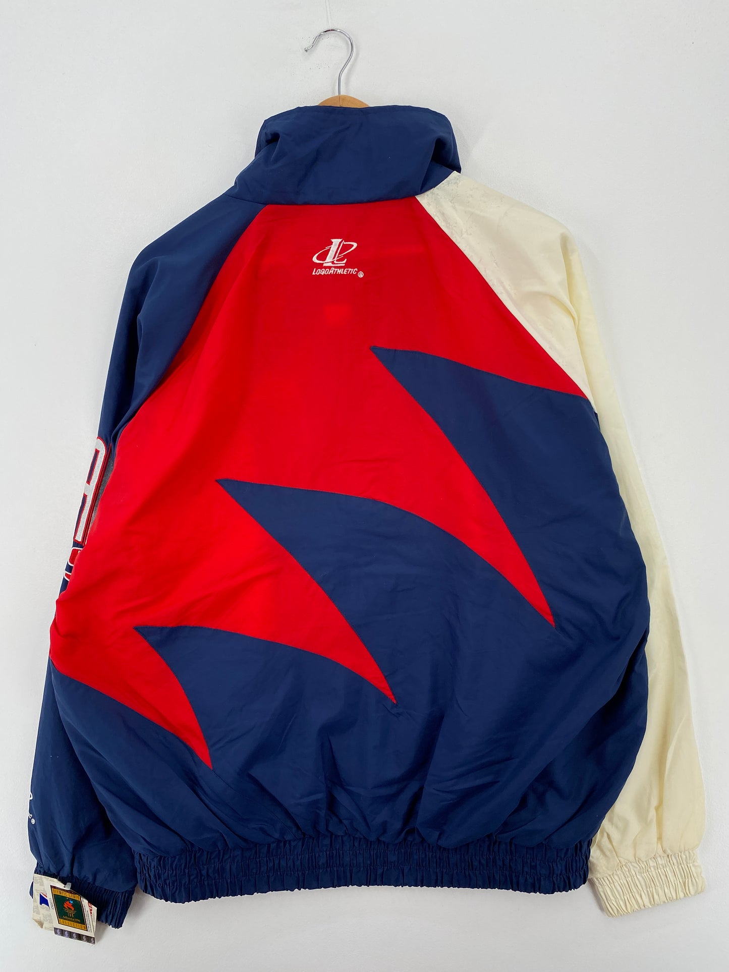 1996 DEADSTOCK ATLANTA OLYMPIC Size XL Vintage Nylon Jacket / A6954