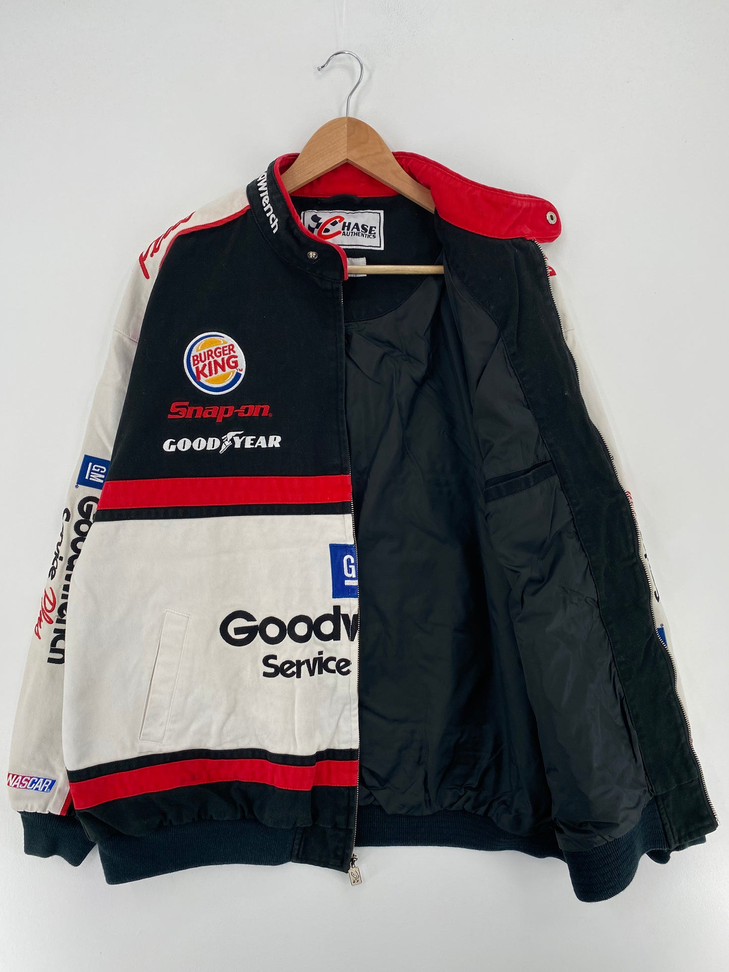 Vintage NASCAR DALE EARNHARDT x GOODWRENCH Size XL Racing Jacket / A3063
