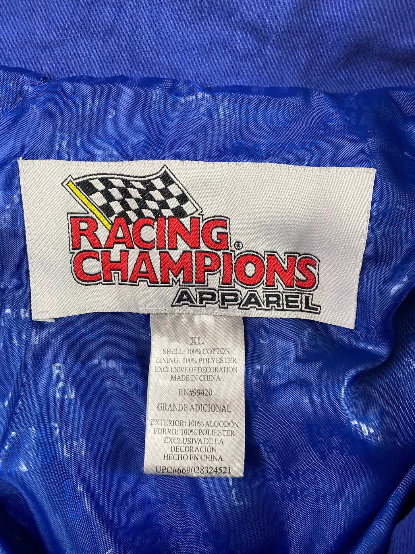 Vintage FORD RACING Size XL Racing Jacket / A3065